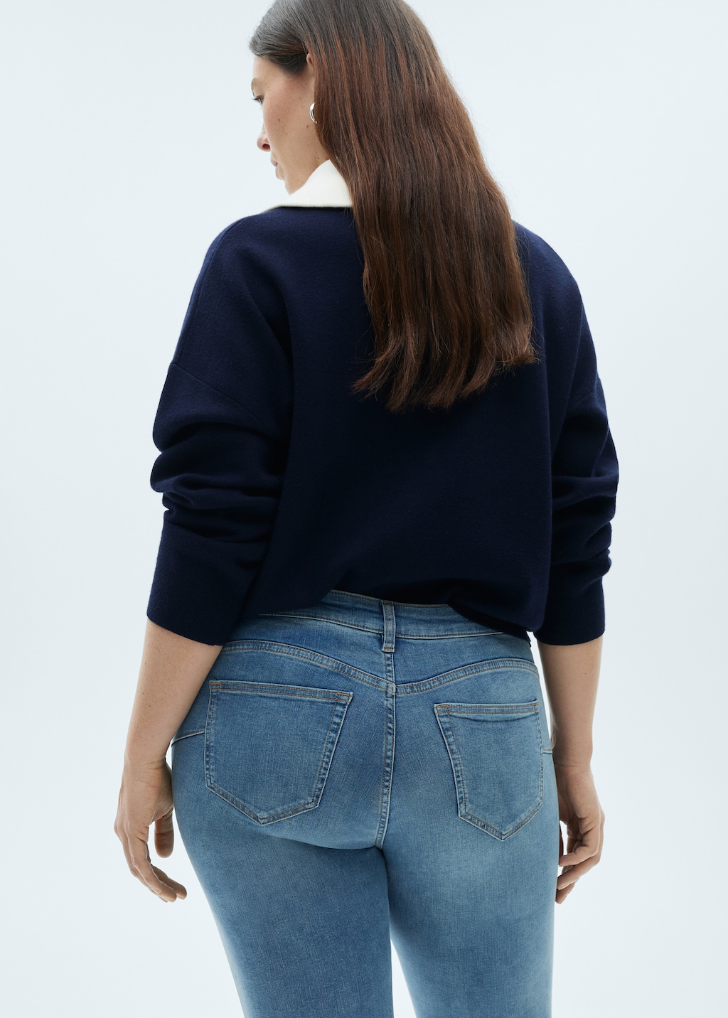 Push-up low-rise skinny jeans