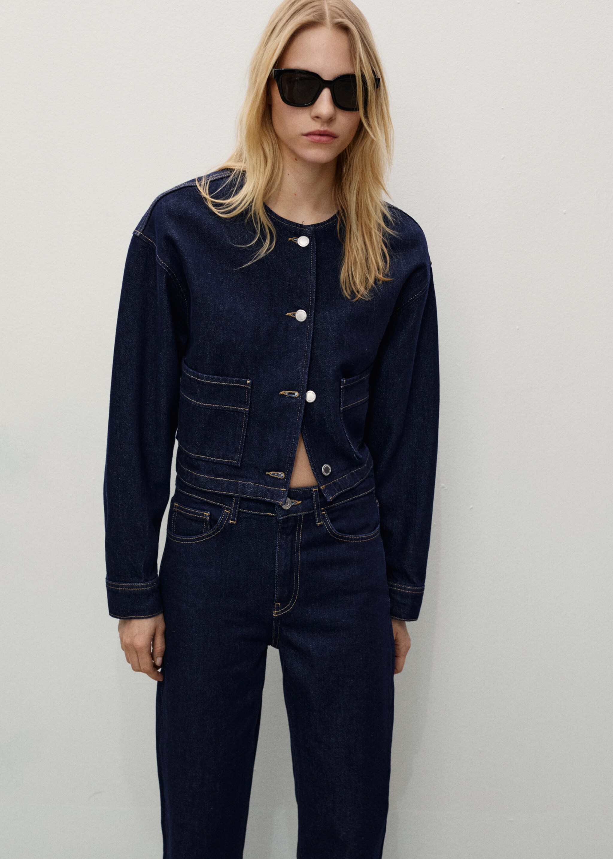 Matilda straight-fit rinse-wash jeans - Details of the article 1