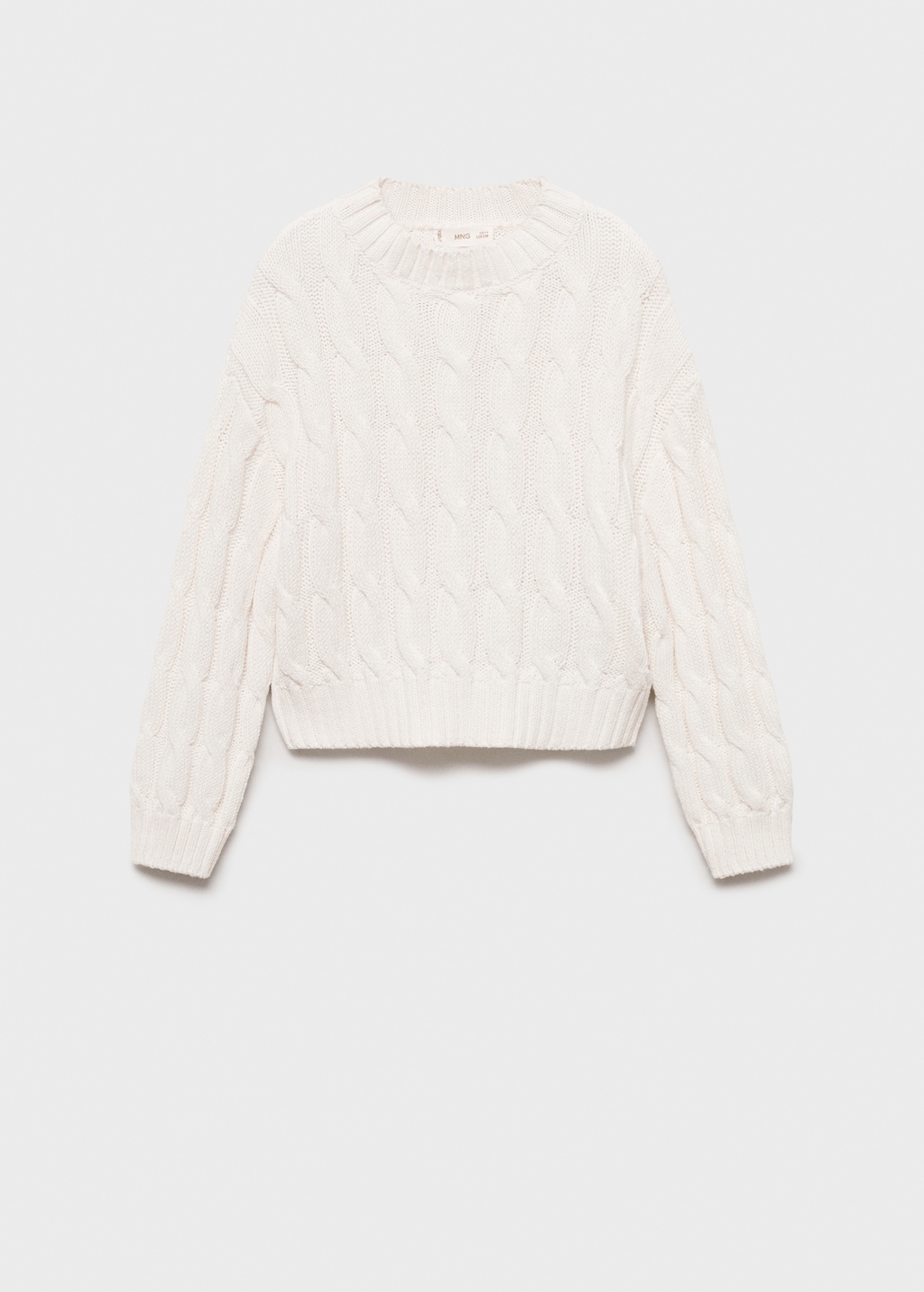 Braided knitted sweater - Kids | MANGO USA