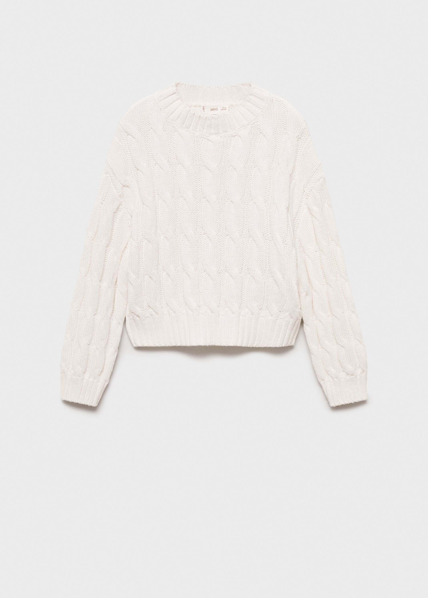 Braided knitted sweater - Article without model