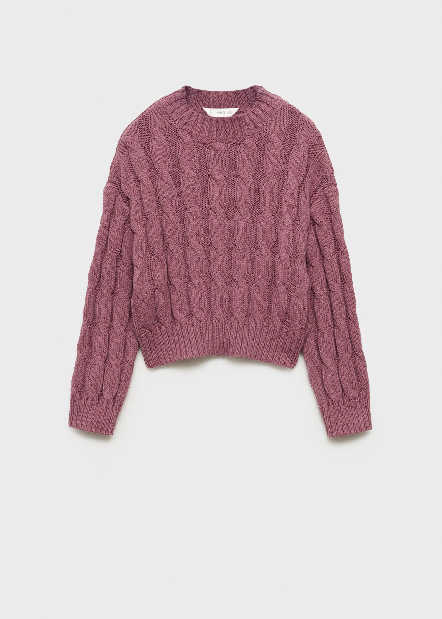 Braided knitted sweater - Article without model
