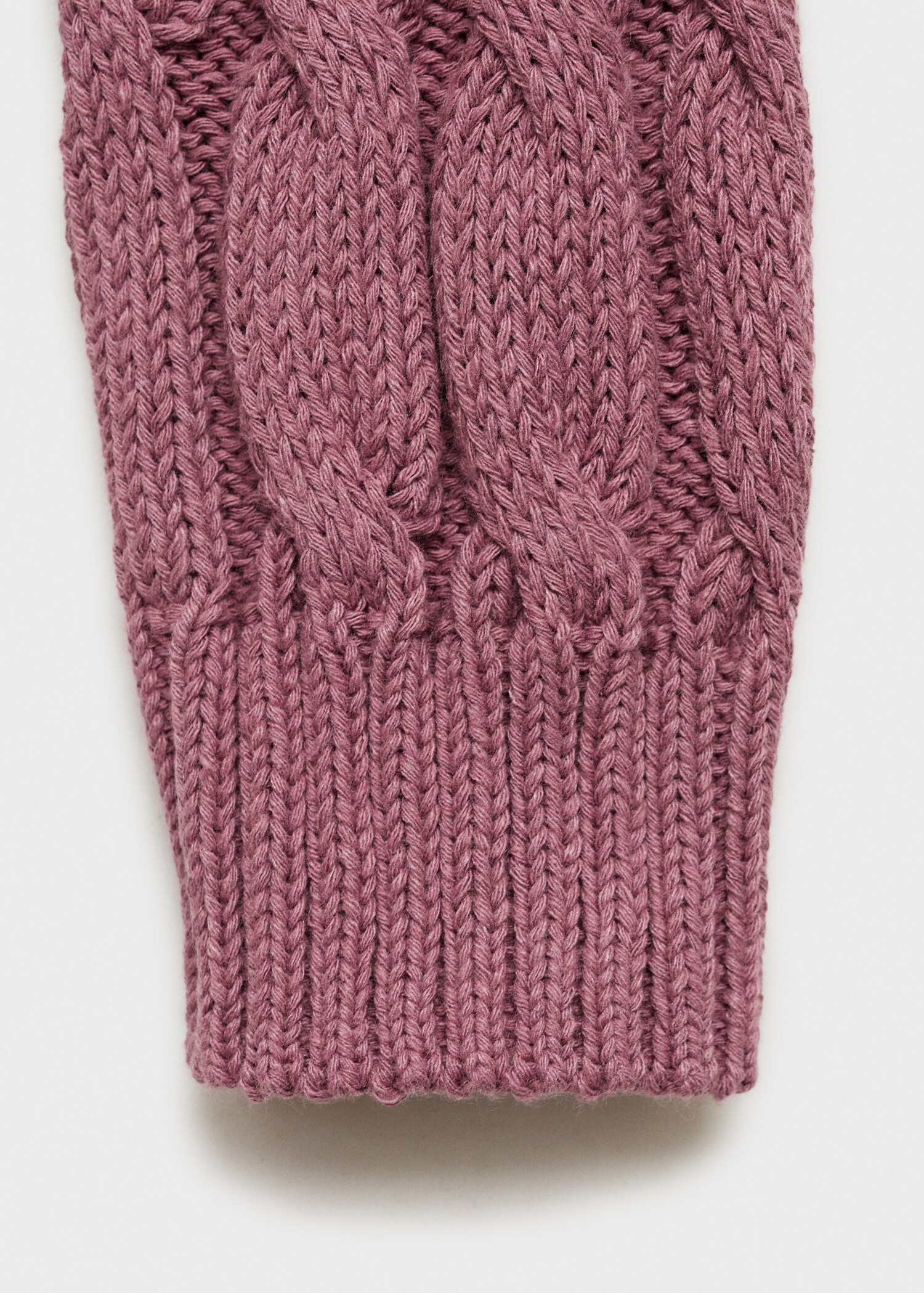 Braided knitted sweater - Details of the article 0