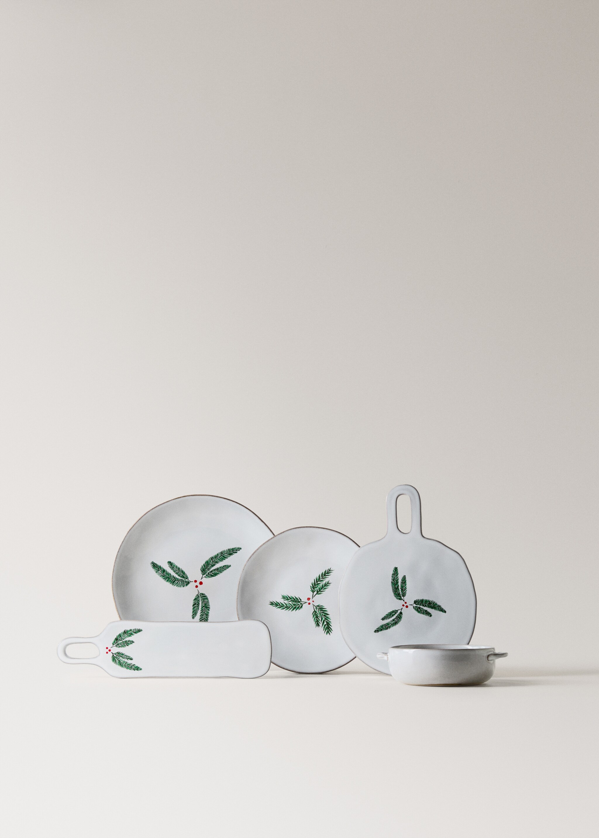 Bol gres cassola vora contrast petit - Detall de l'article 3, Blanc. Ref: 87020461-00.