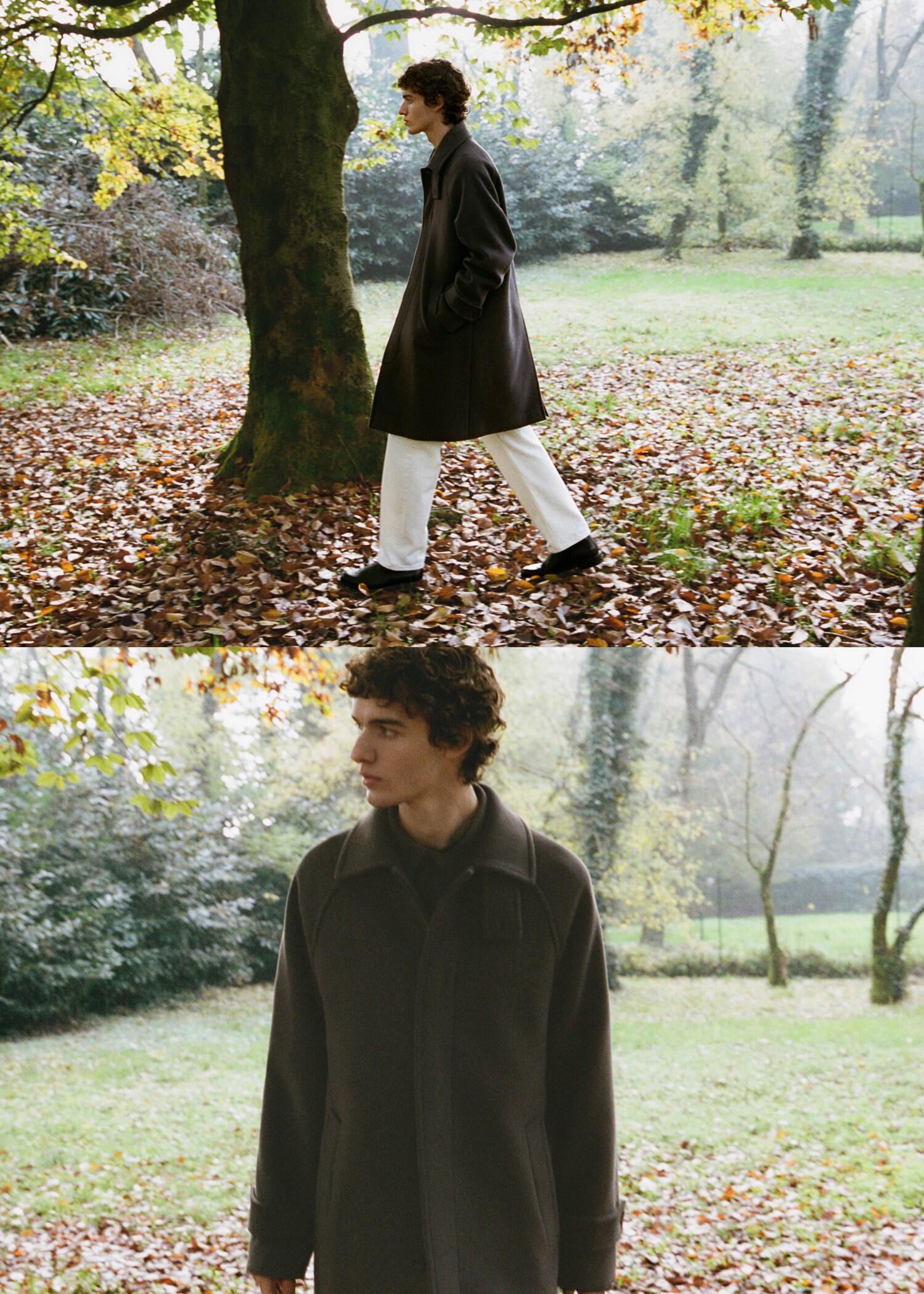 Long recycled wool coat - Details of the article 5