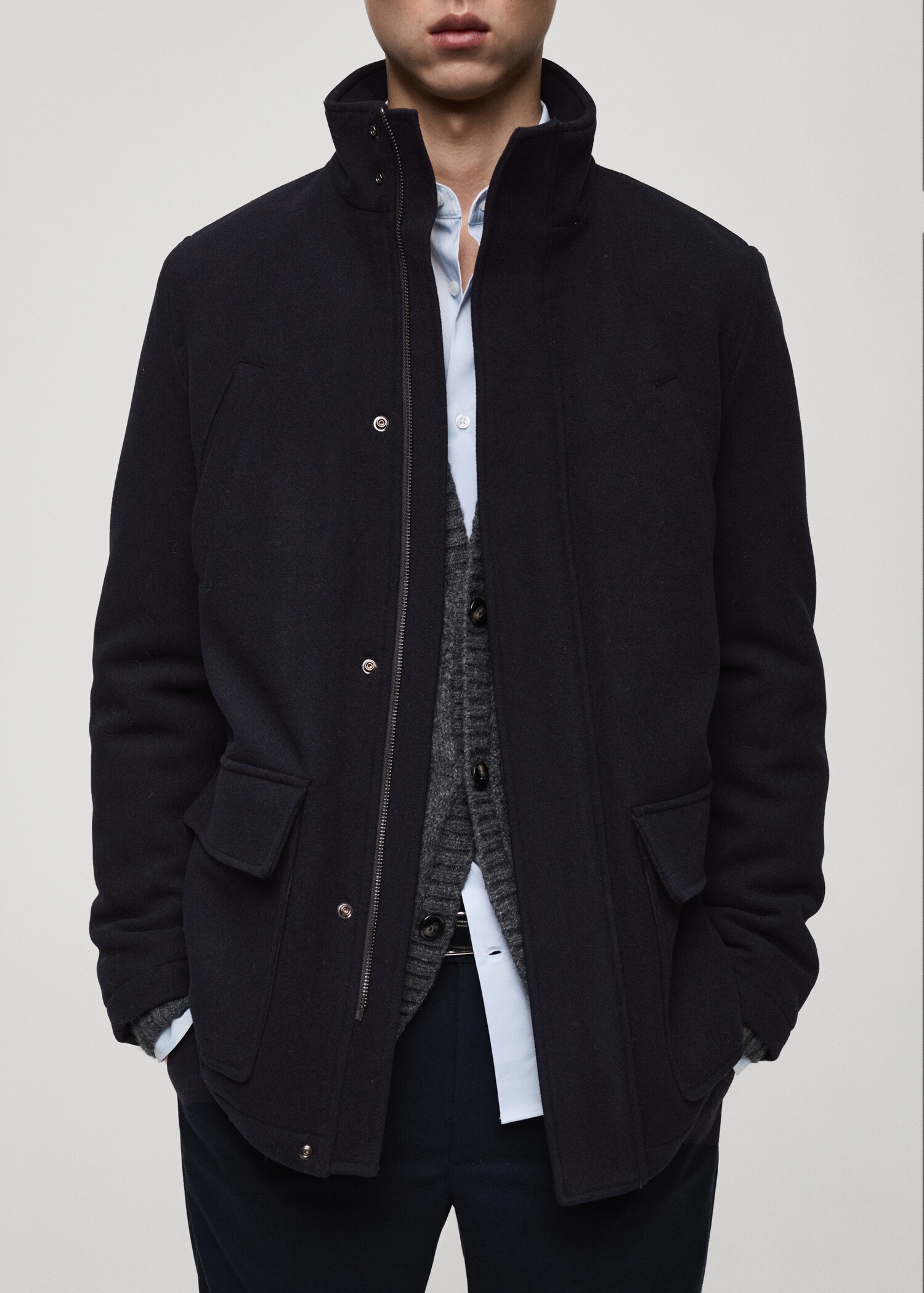 Manteau laine intérieur matelassé - Détail de l'article 6