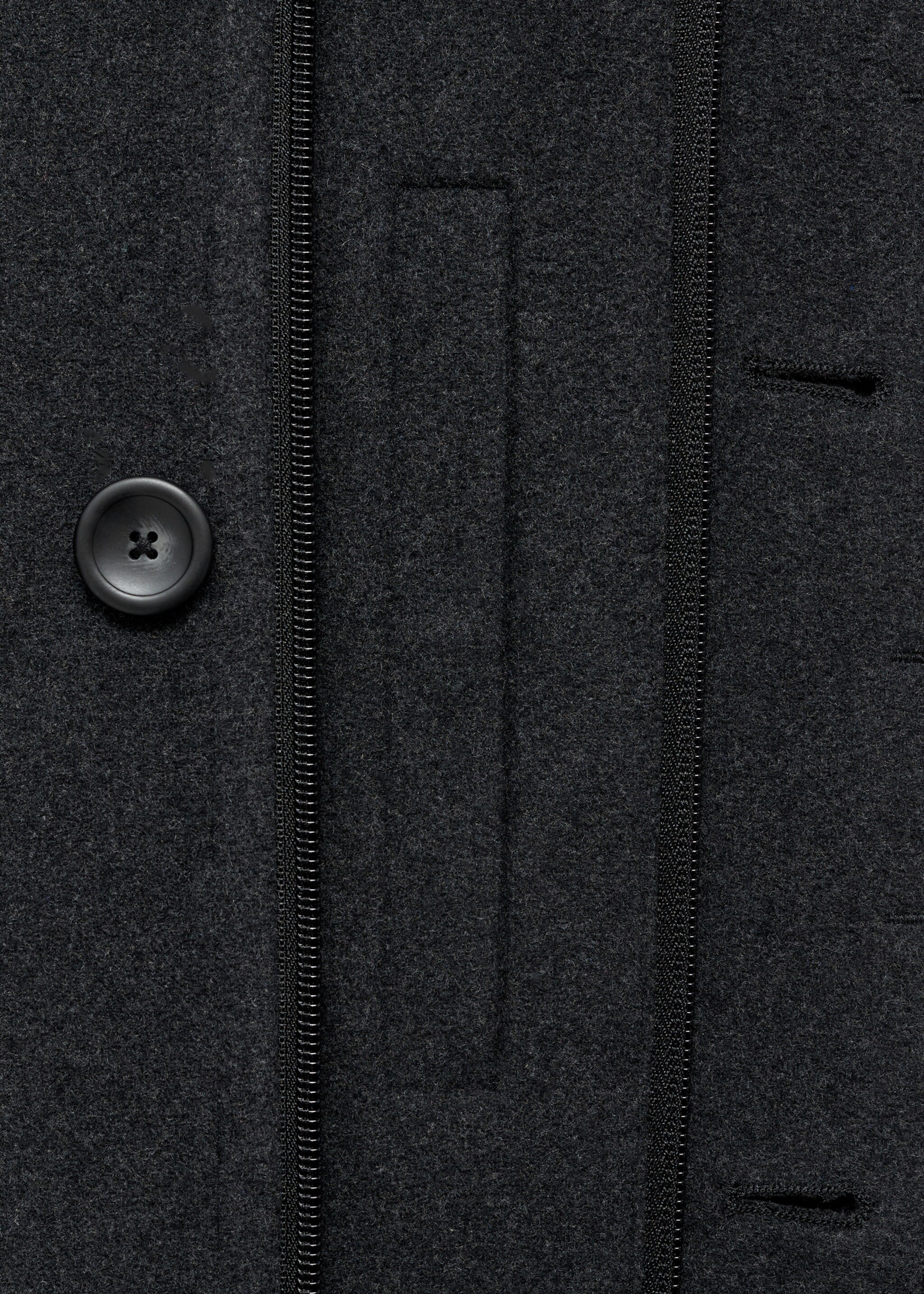 Quilted wool inner coat - Details of the article 0
