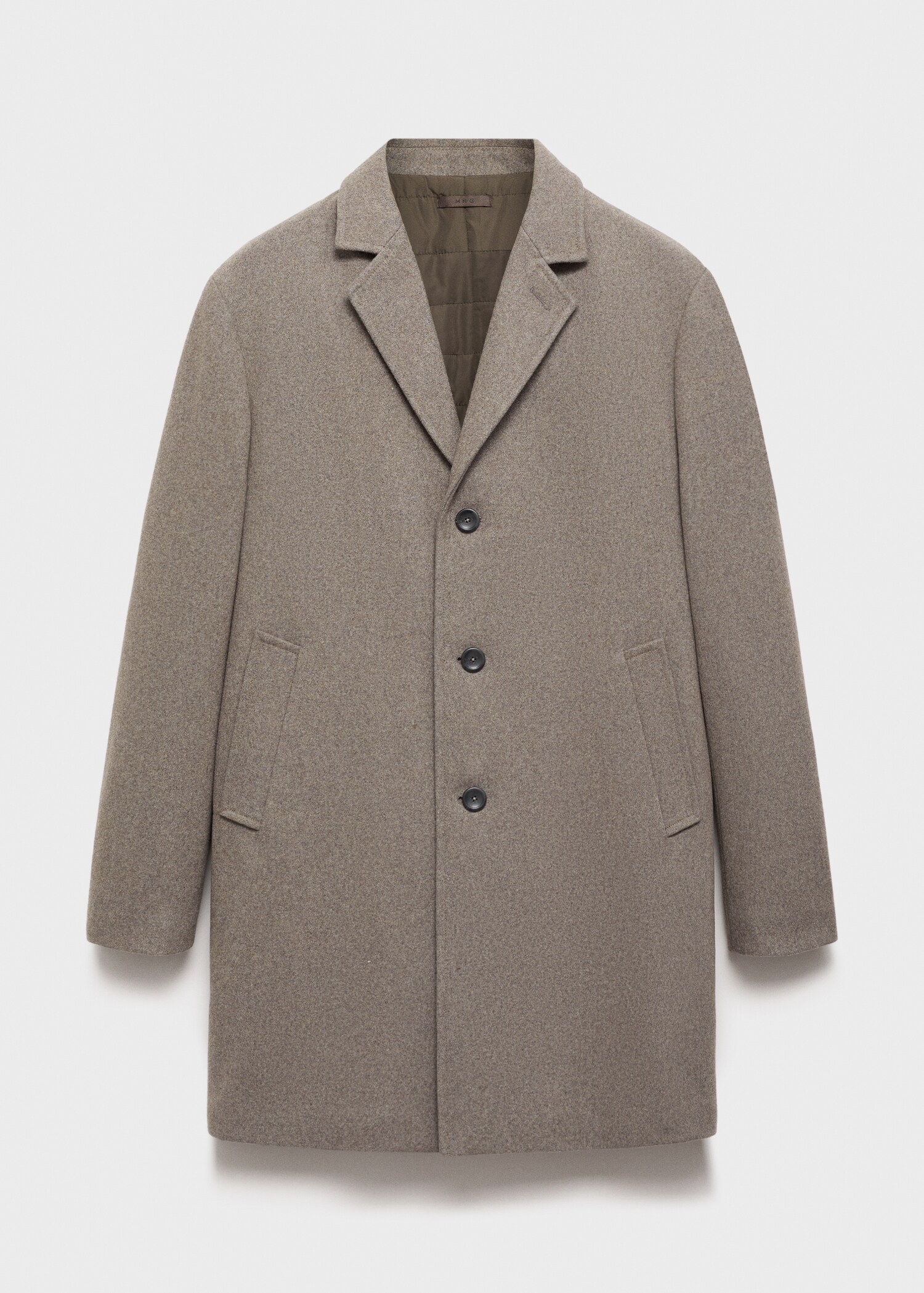 Quilted wool inner coat - Article without model
