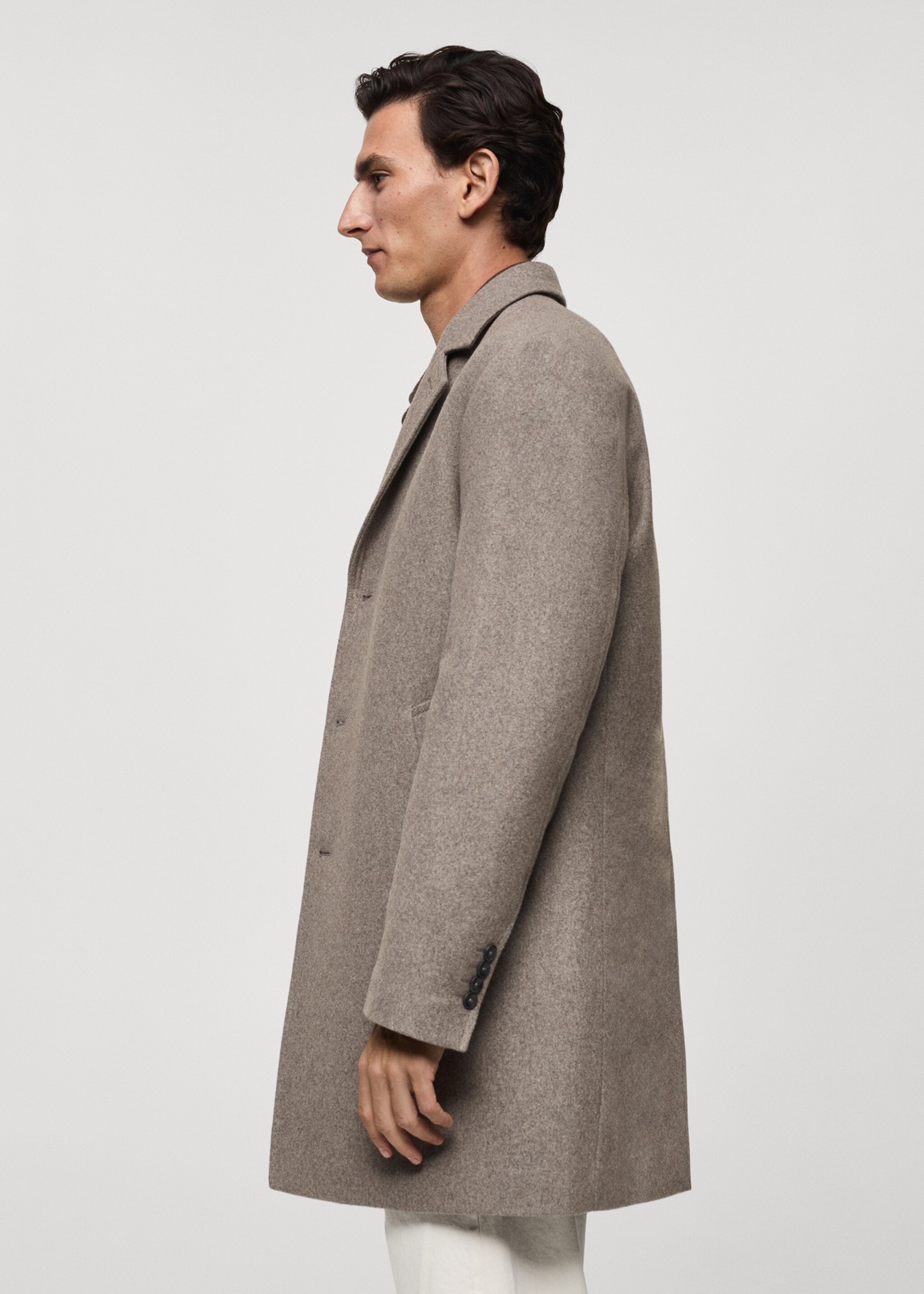 Quilted wool inner coat - Details of the article 2