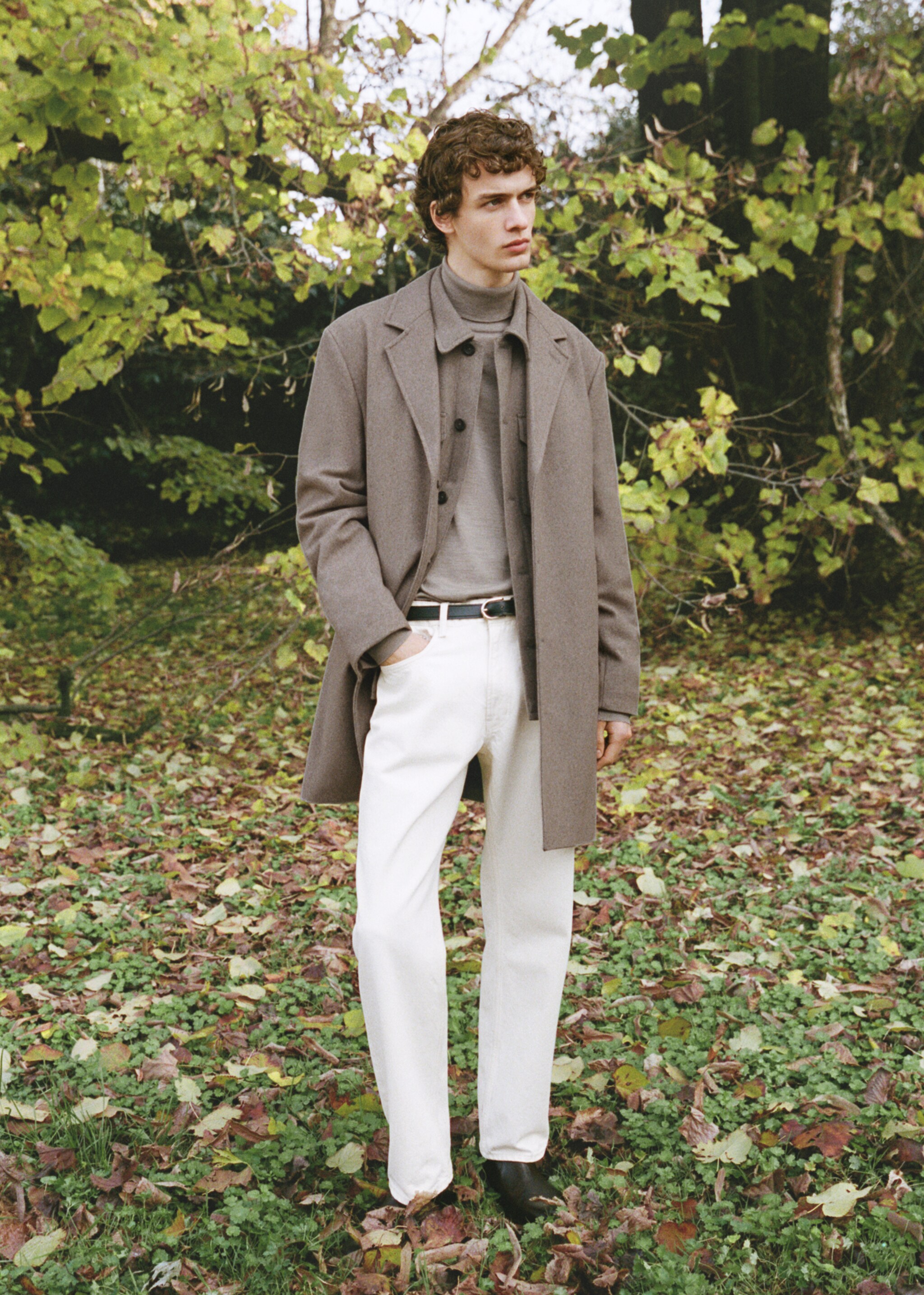 Quilted wool inner coat - Details of the article 3