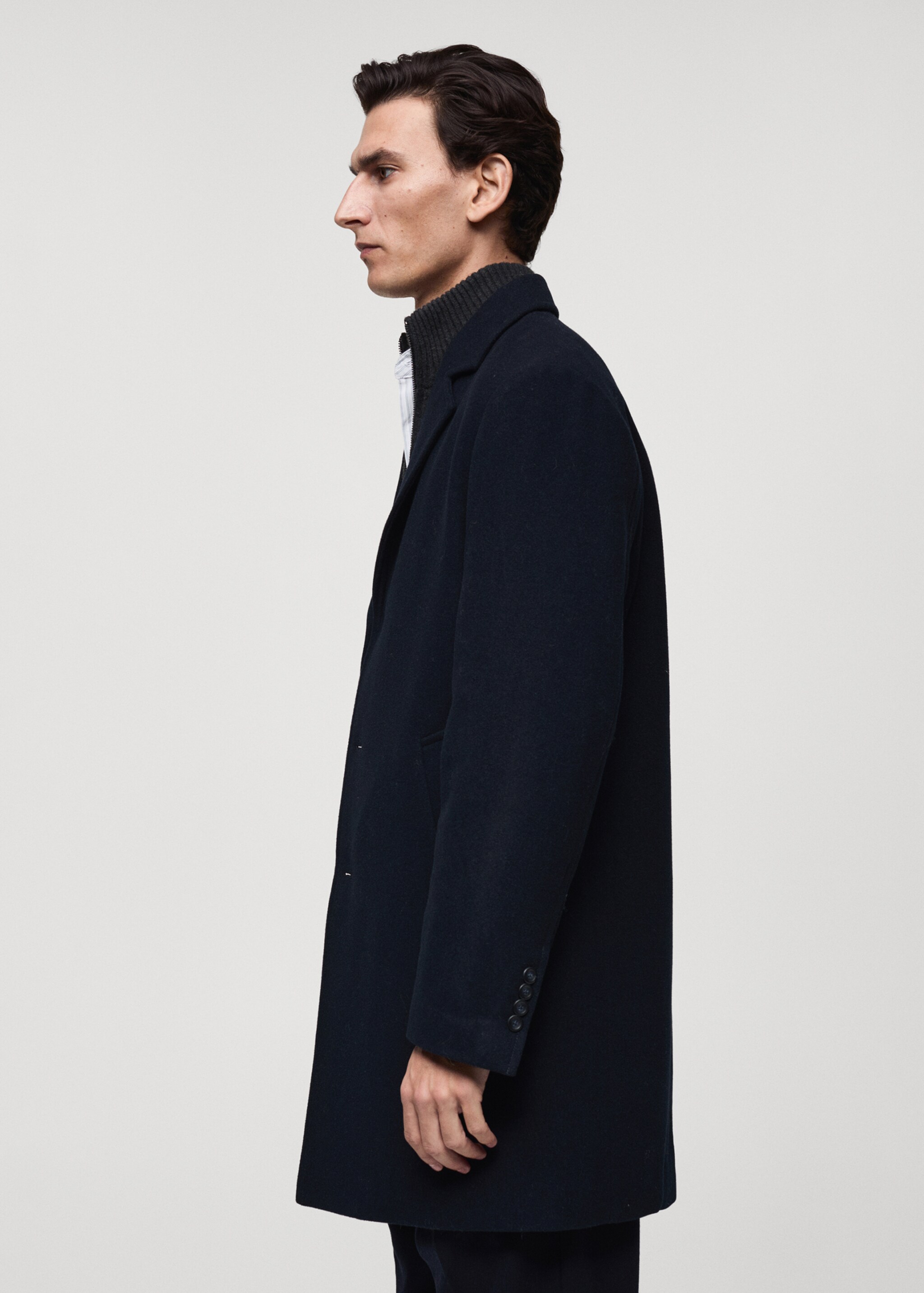 Quilted wool inner coat - Details of the article 2