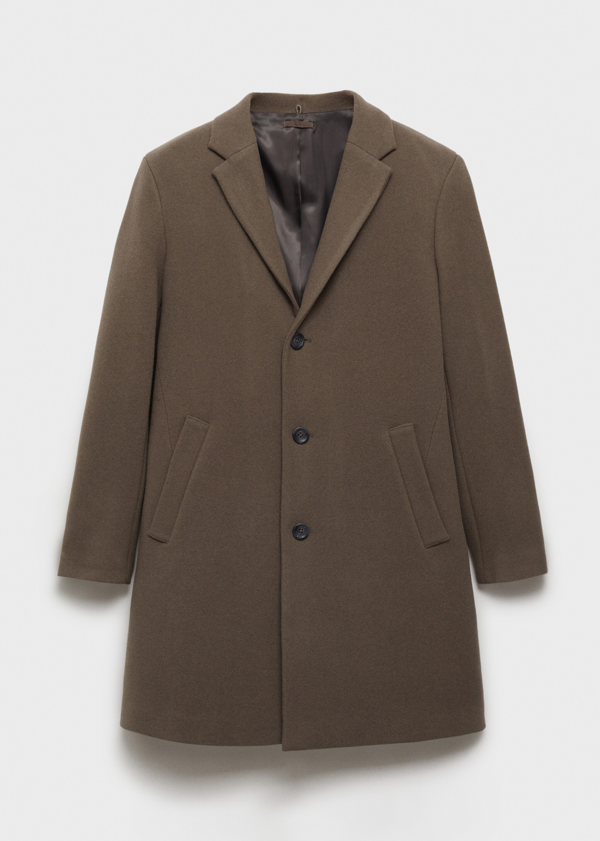 Wool coat with detachable collar - Details of the article 8