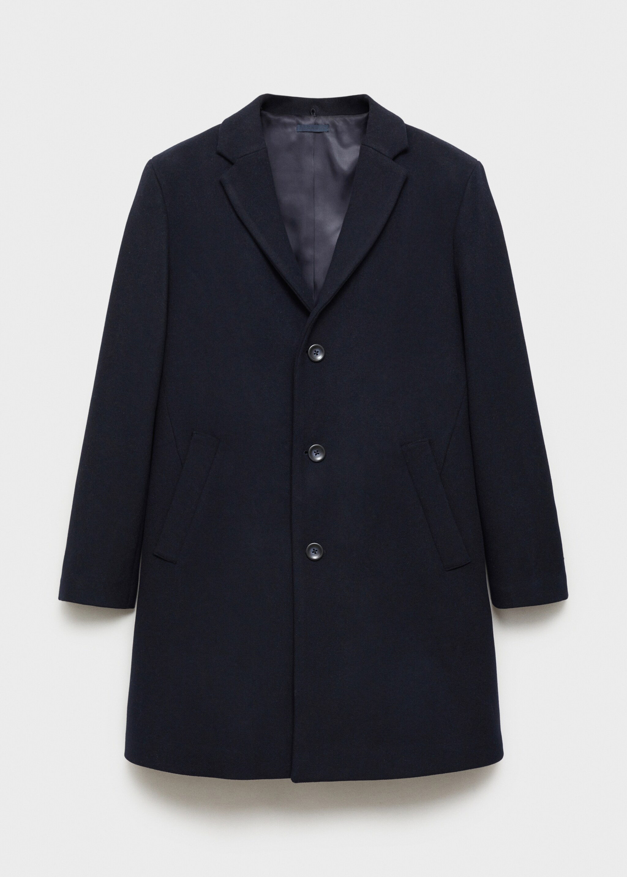 Wool coat with detachable collar - Details of the article 8