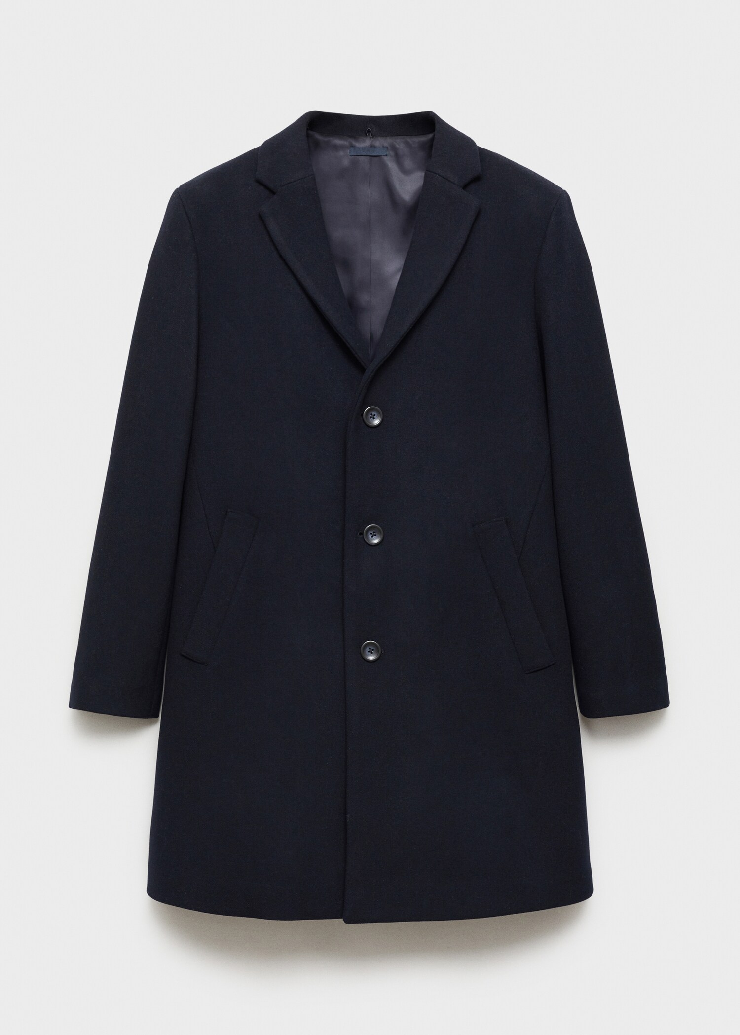 Wool coat with detachable collar - Details of the article 8