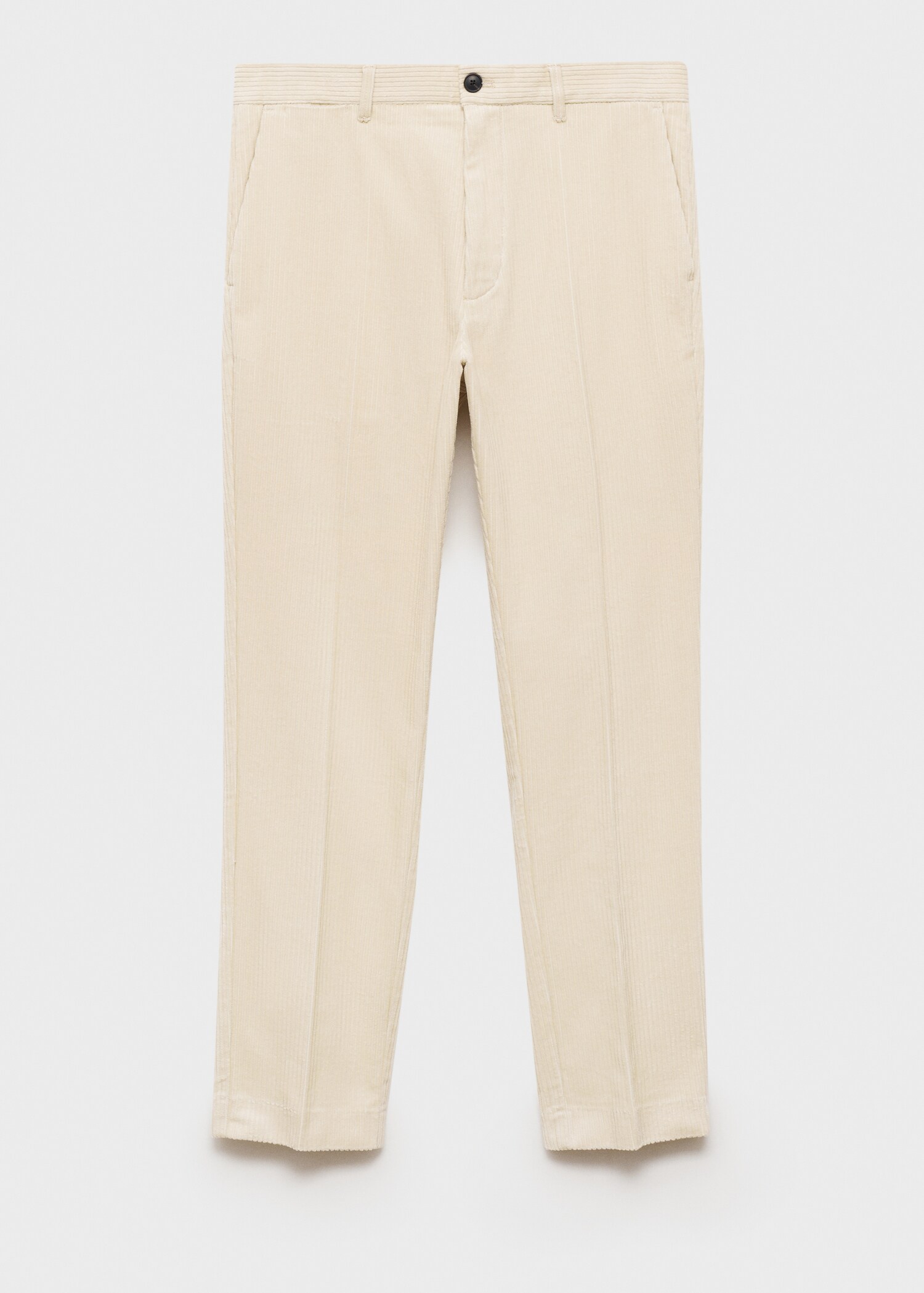 Corduroy regular-fit trousers - Article without model