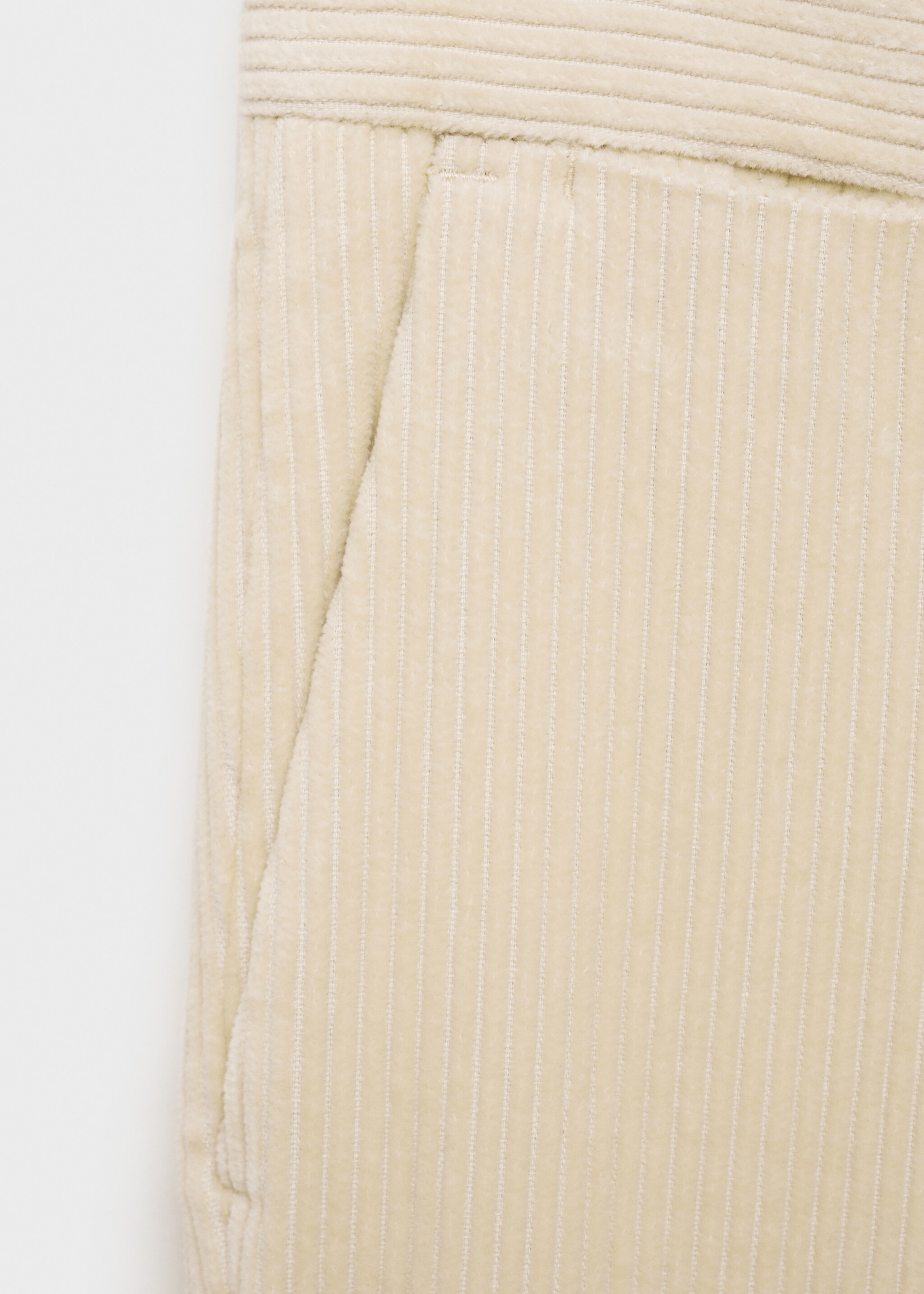 Corduroy regular-fit trousers - Details of the article 0