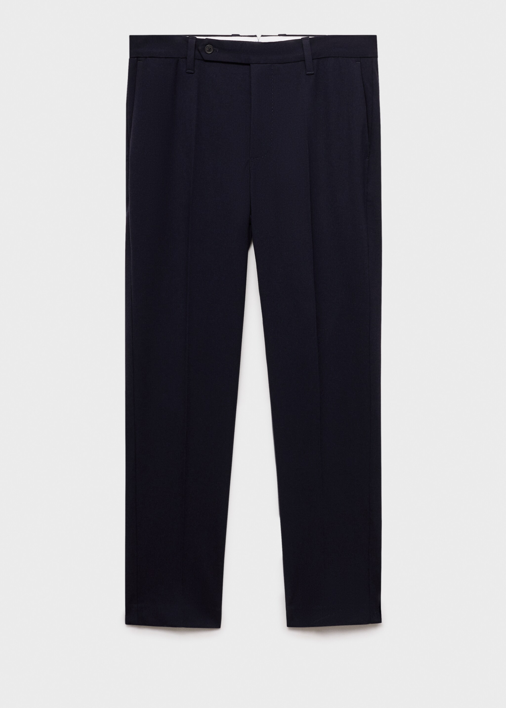 Slim-fit flannel trousers - Article without model