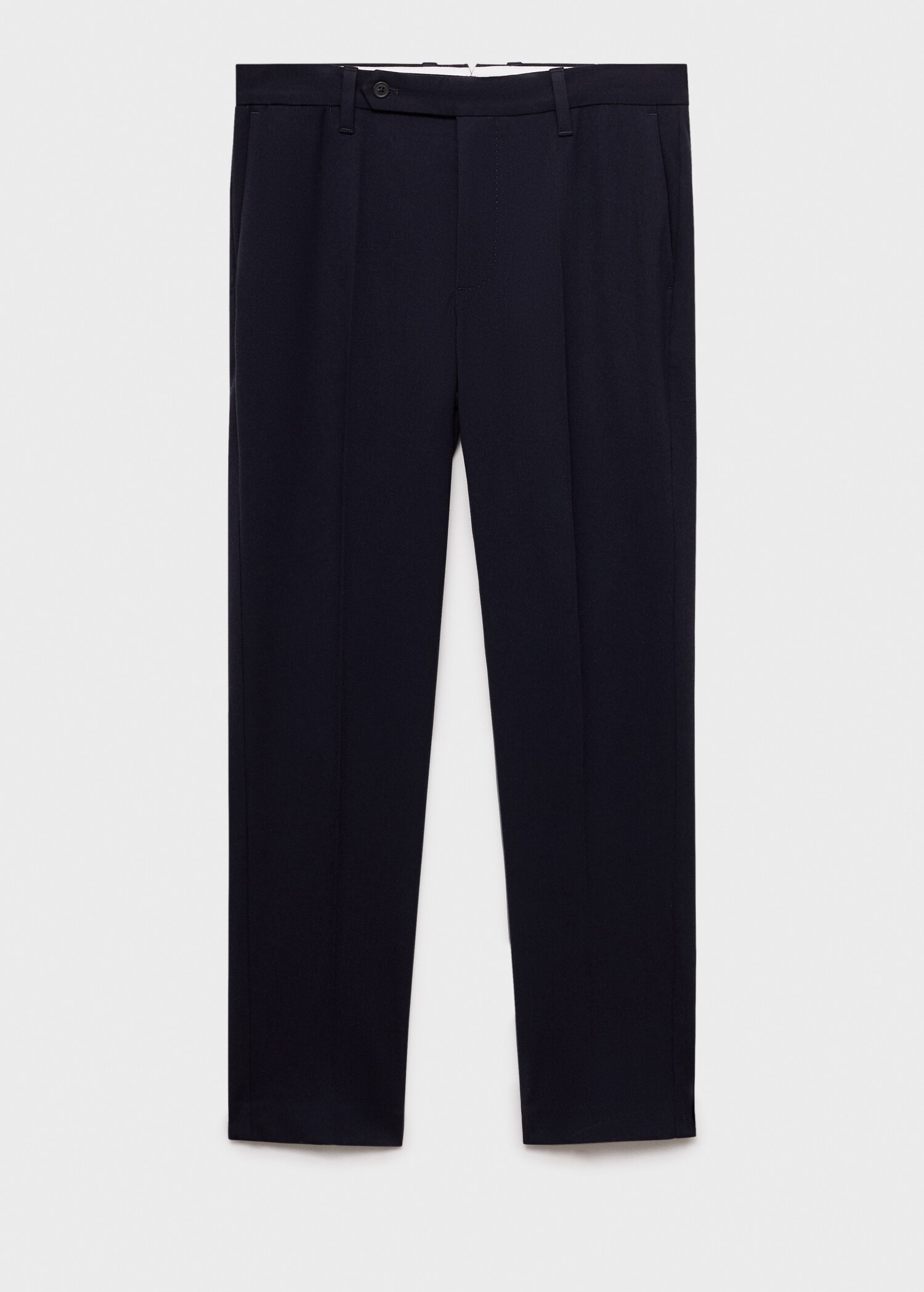 Slim-fit flannel trousers - Article without model