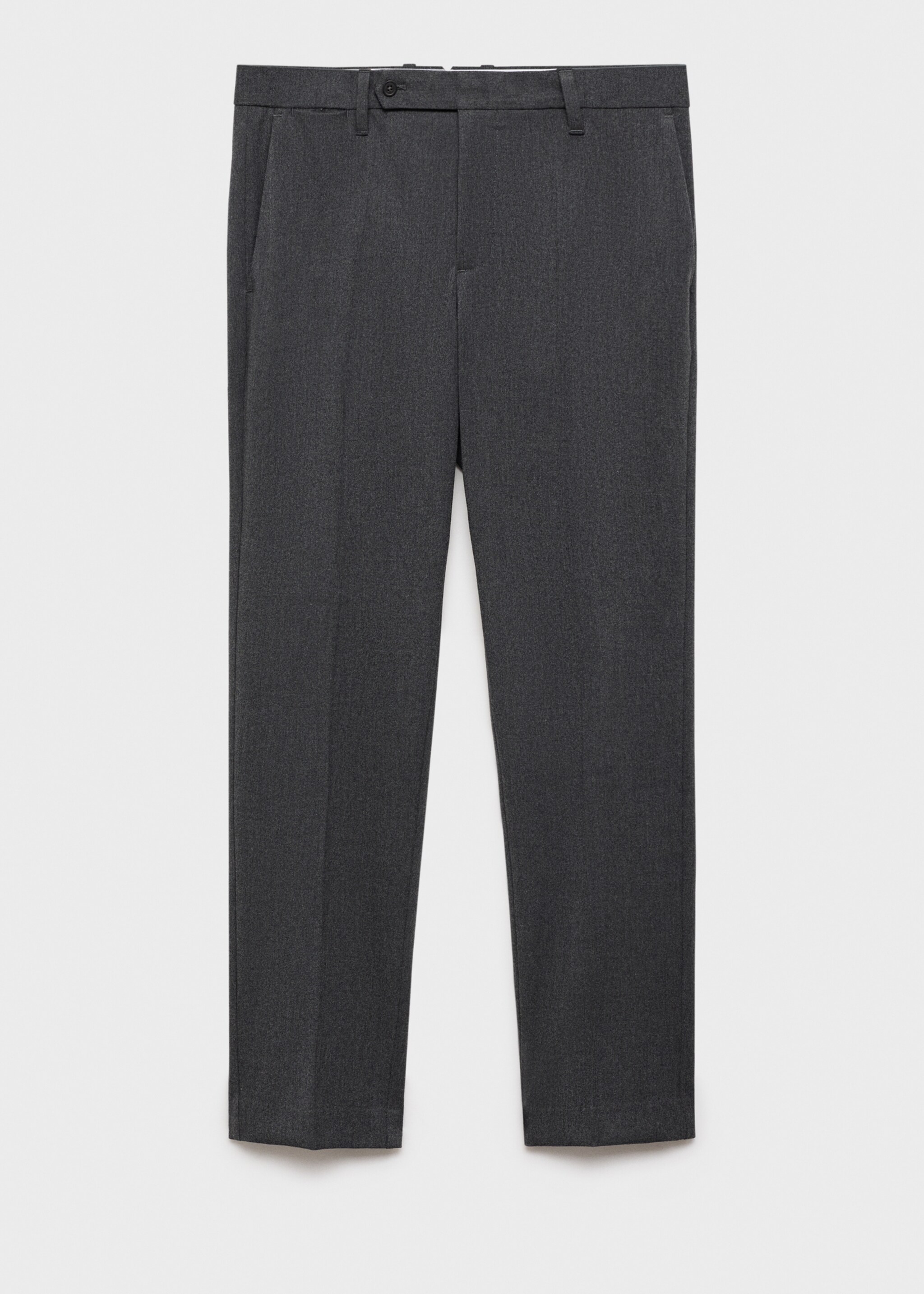 Slim-fit flannel trousers - Article without model