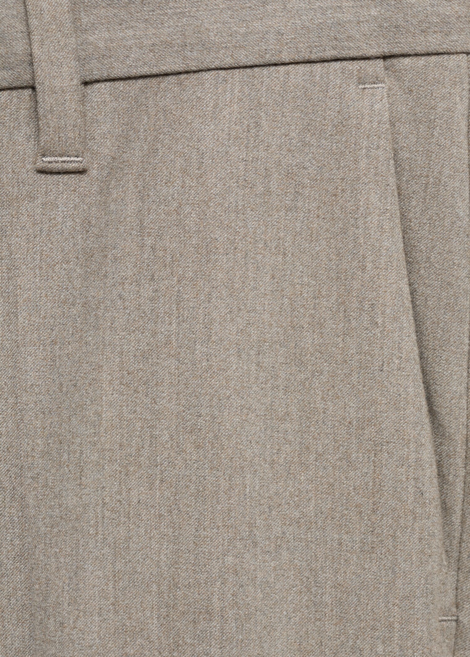 Slim-fit flannel trousers - Details of the article 8