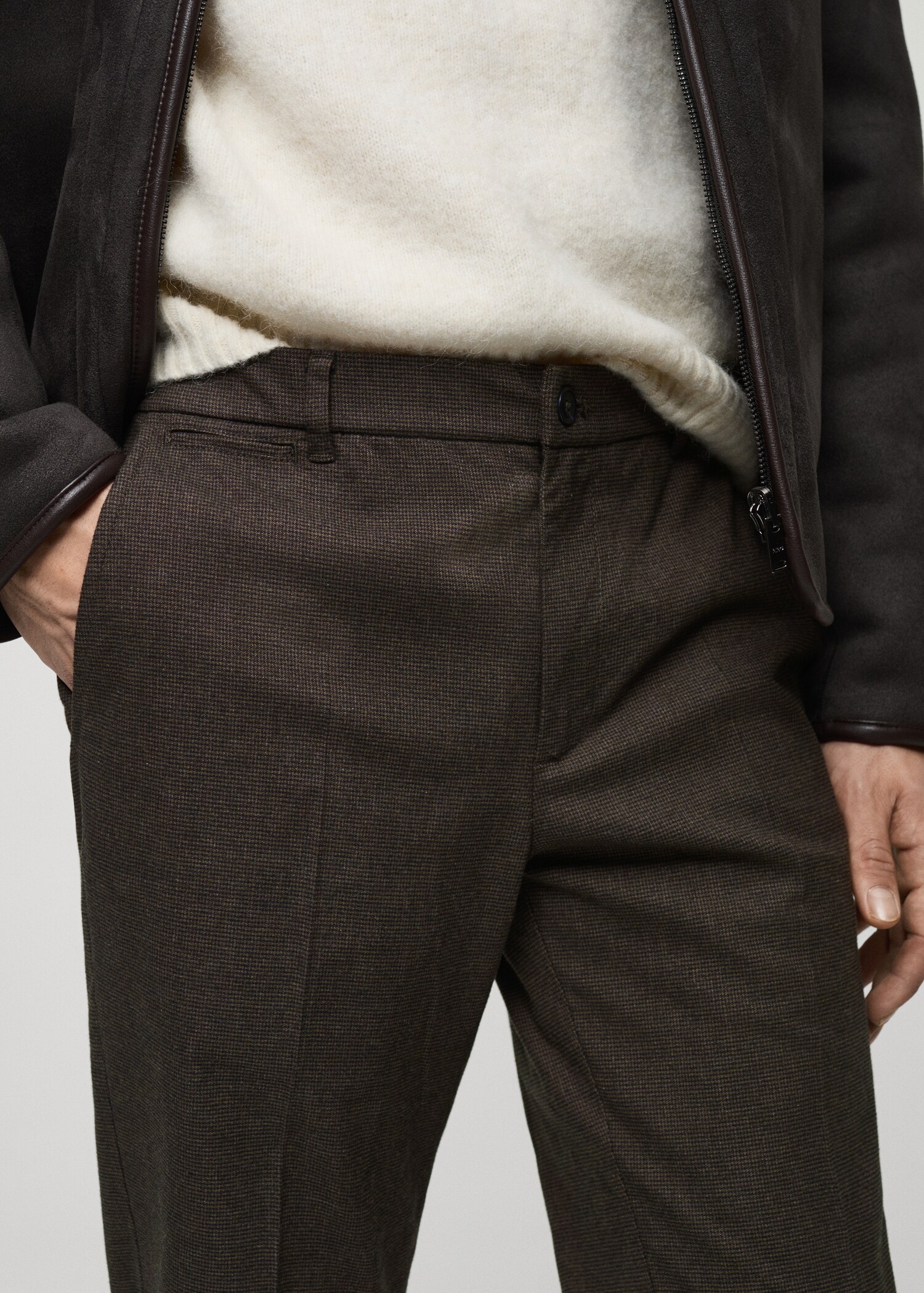 Pantalón franela micro pata de gallo - Detalle del artículo 1