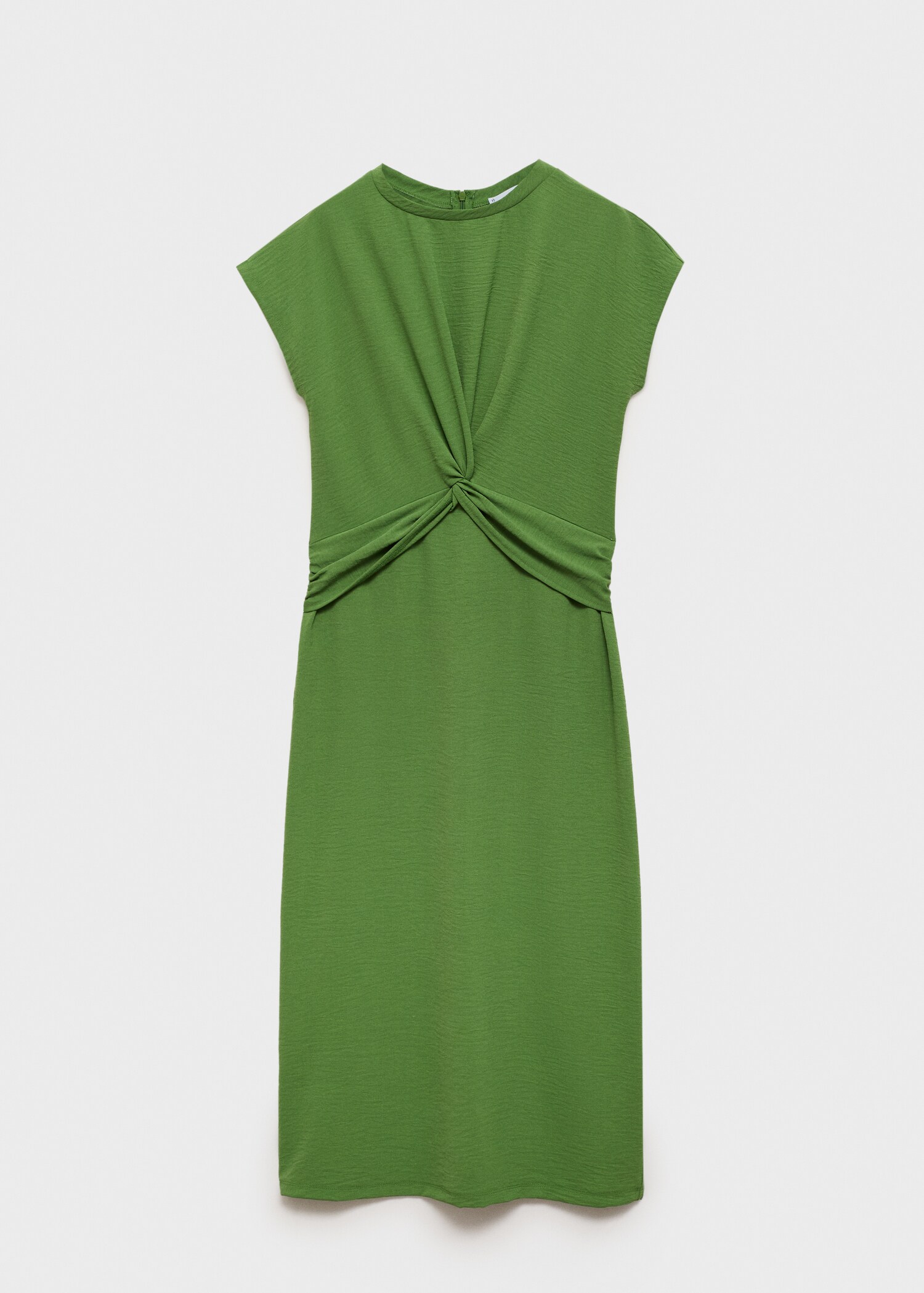 Midi-Kleid mit Knotendetail - Artikel ohne Model