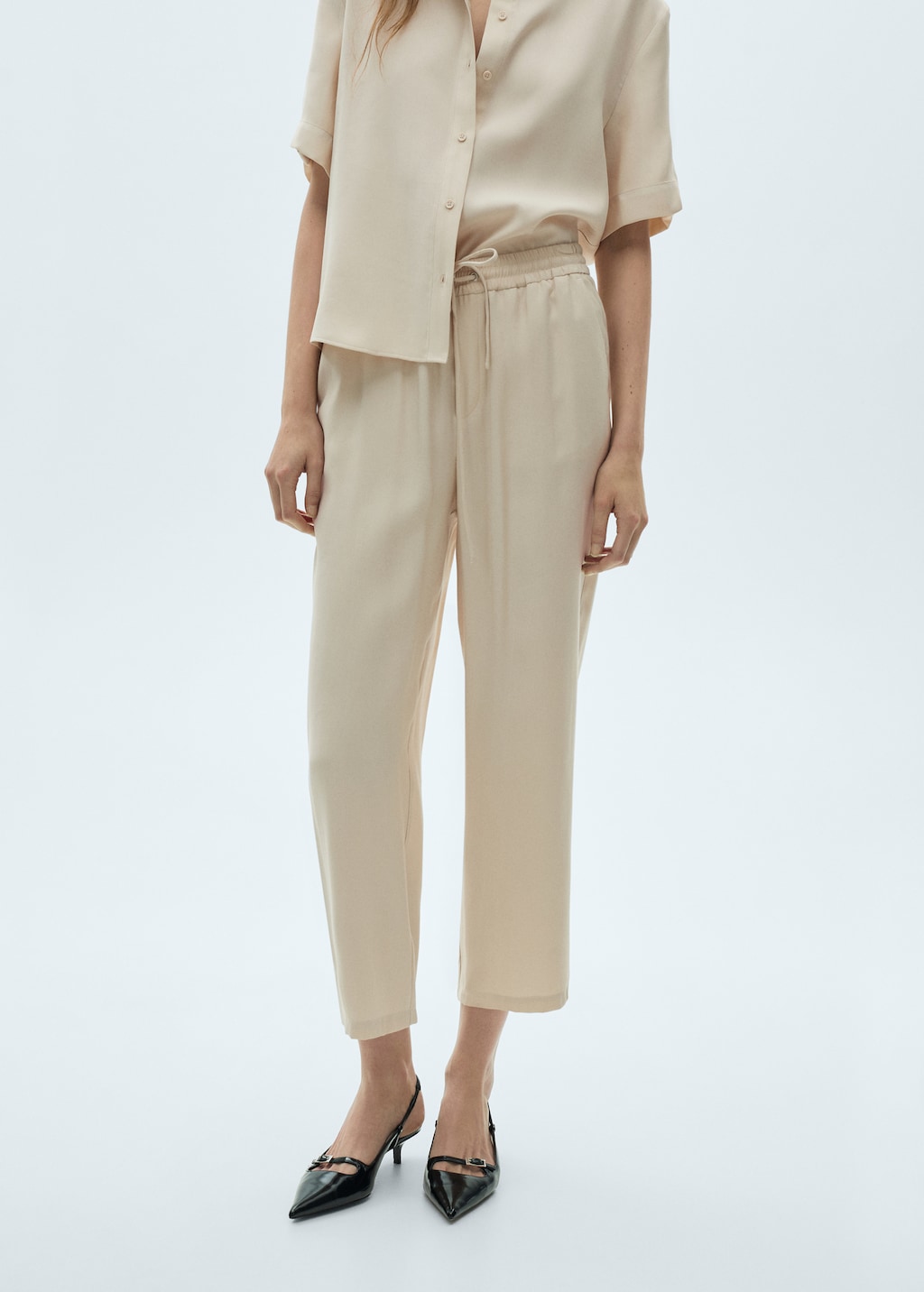 Straight suit trousers