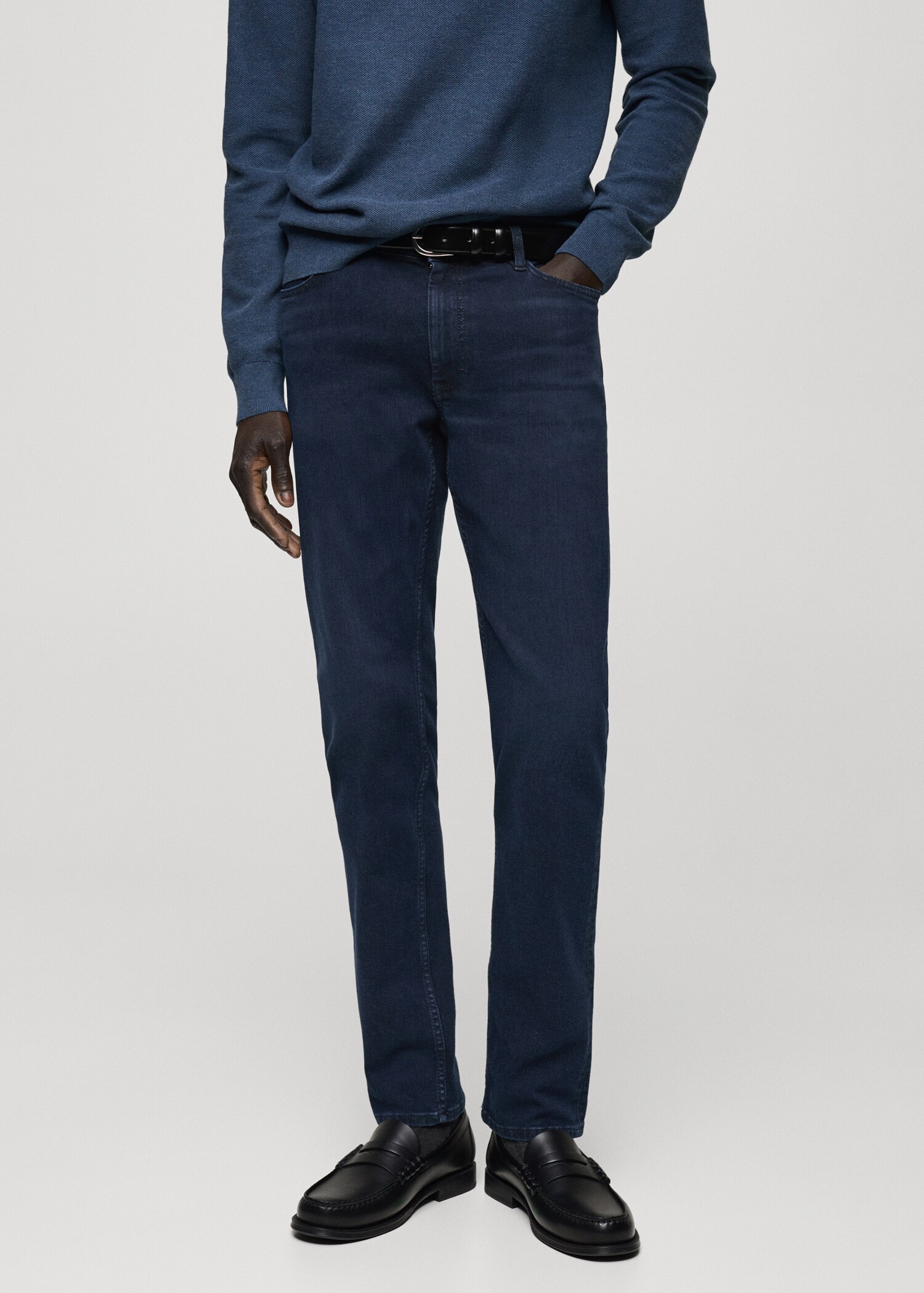Slim Fit-Jeans Patrick Ultra Soft Touch - Mittlere Ansicht