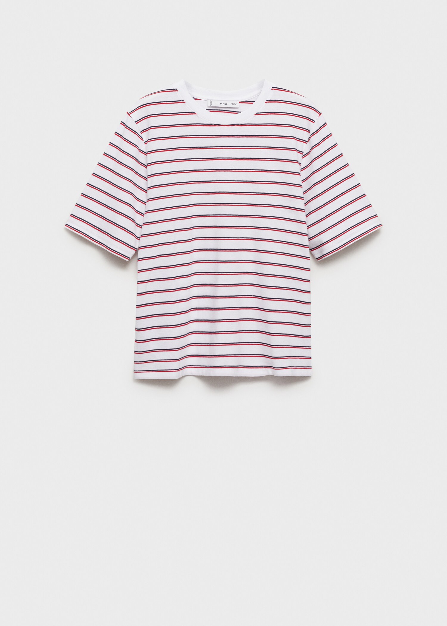 Striped cotton T-shirt - Article without model