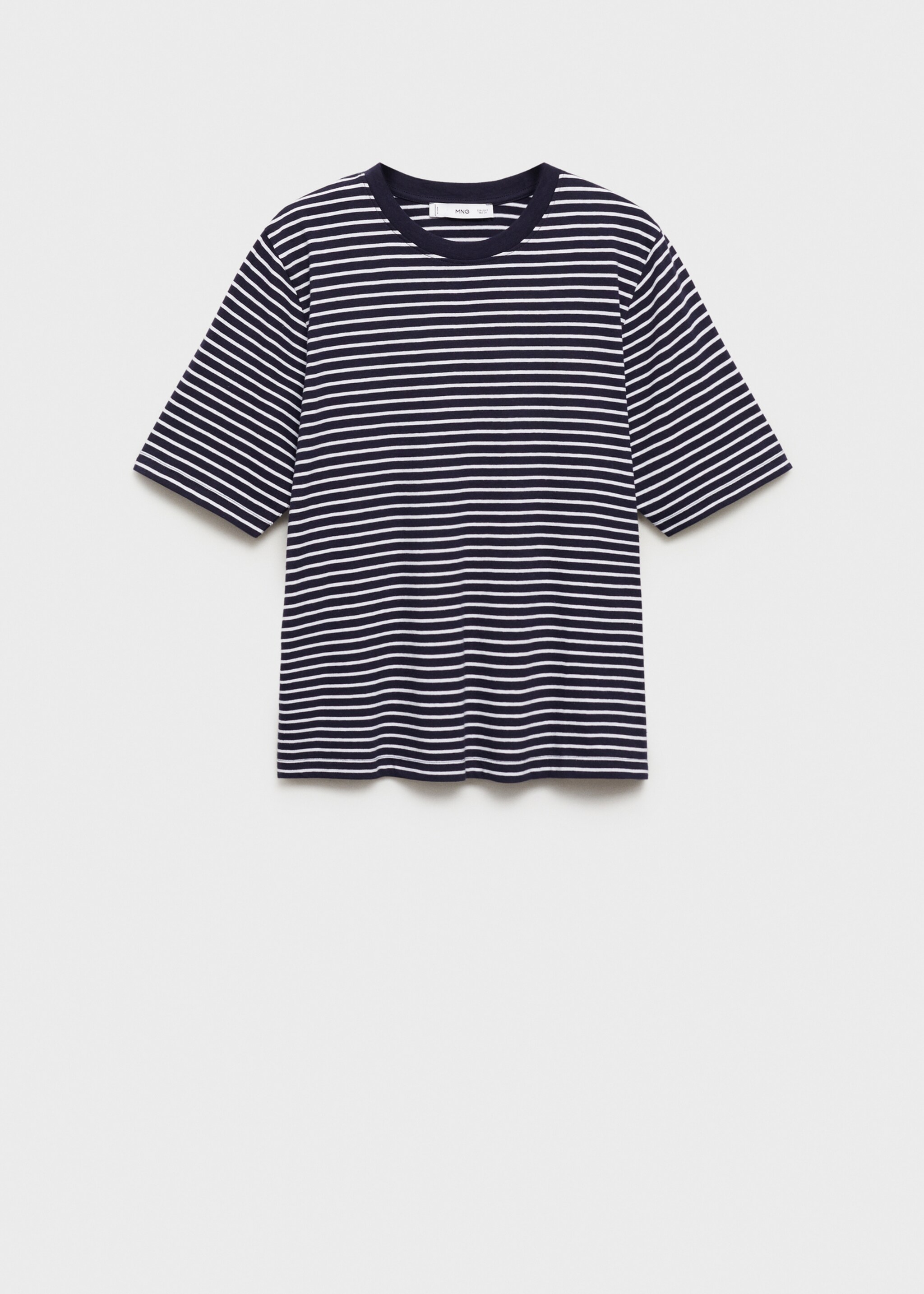 Striped cotton T-shirt - Article without model