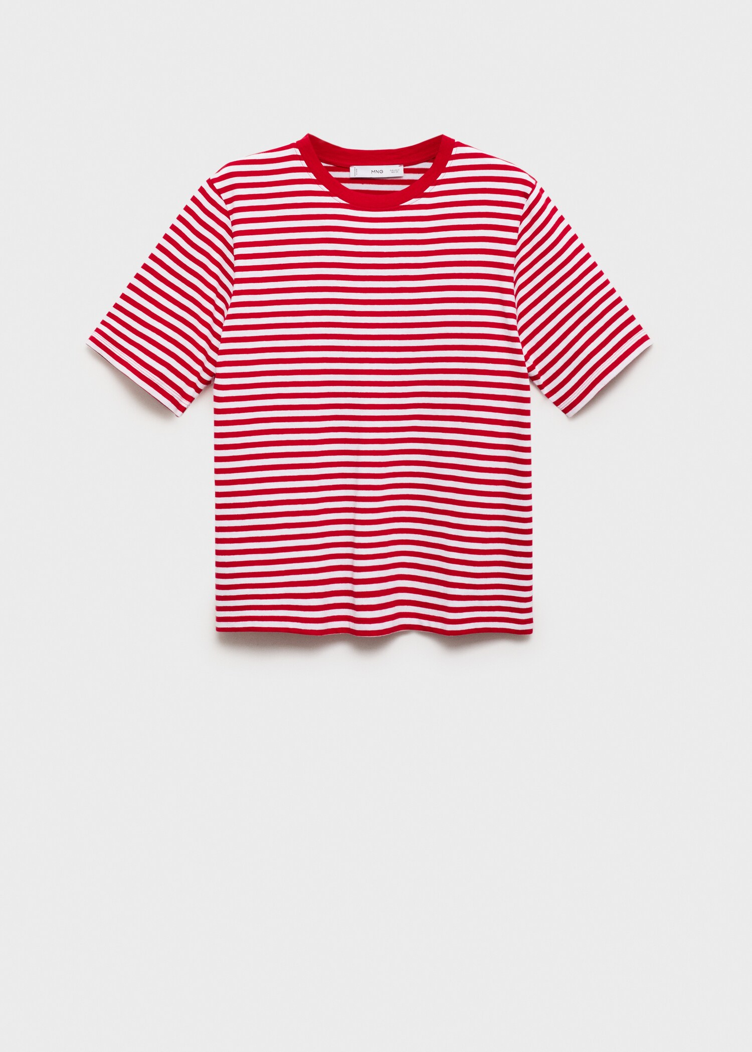 Striped cotton T-shirt - Article without model