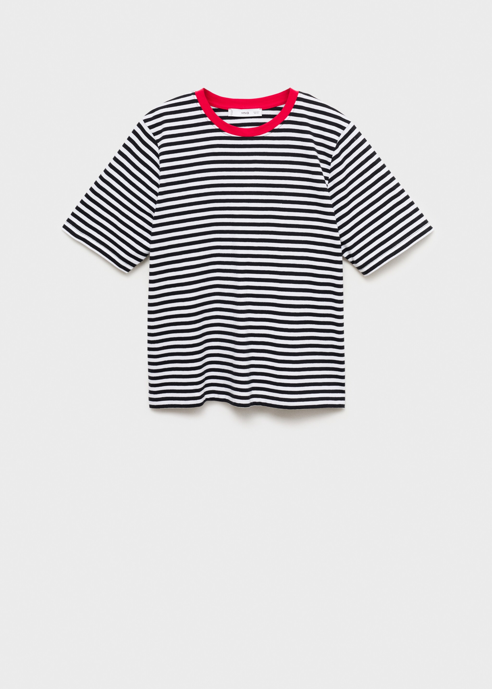 Striped cotton T-shirt - Article without model