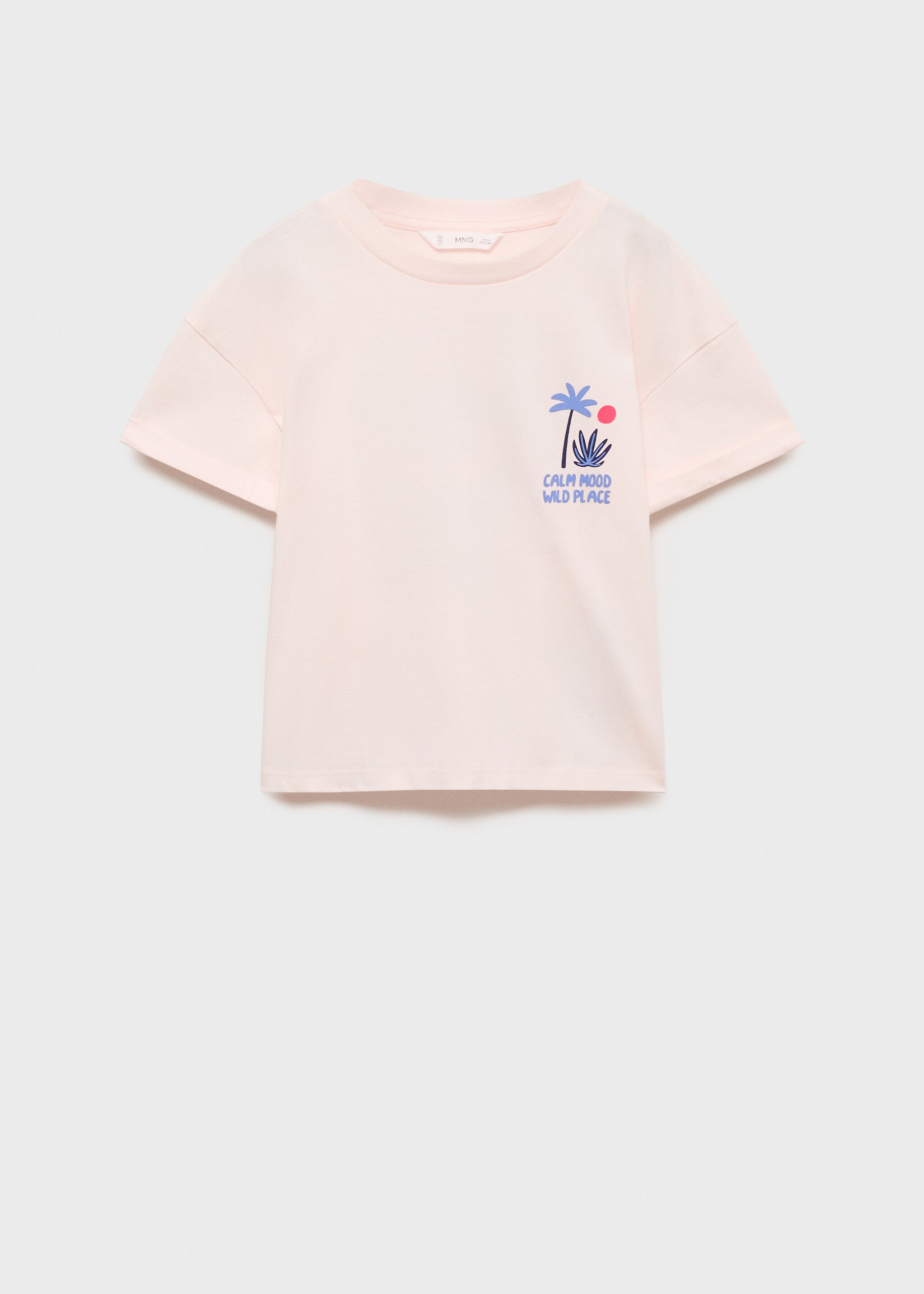 Printed cotton-blend T-shirt - Article without model