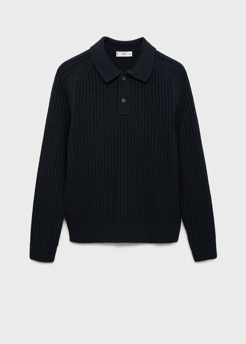 Ribbed polo-neck sweater - Men | MANGO USA Ribbed polo-neck sweater - Men | MANGO USA