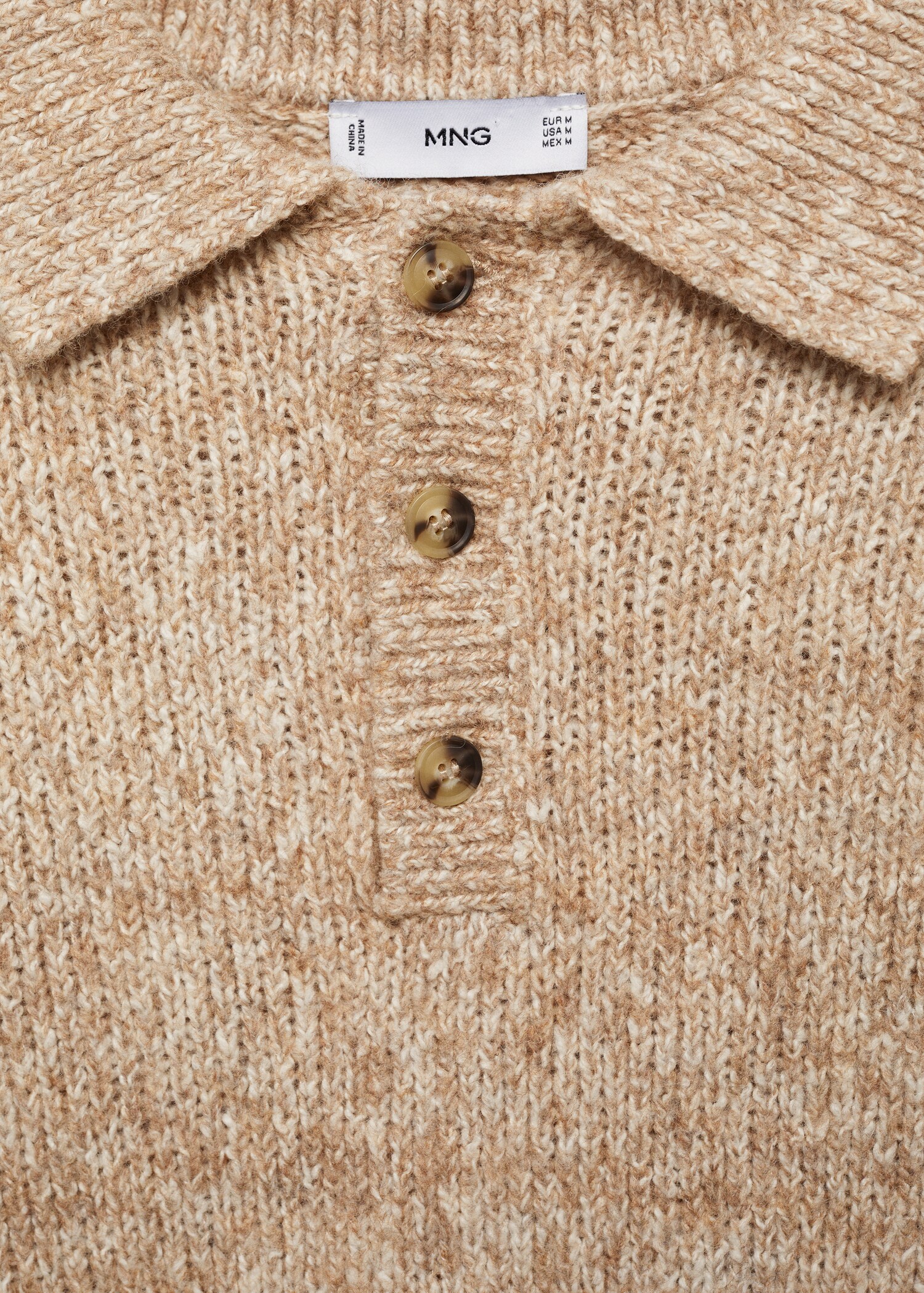 Pullover polo maglia misto lana - Dettaglio dell'articolo 8