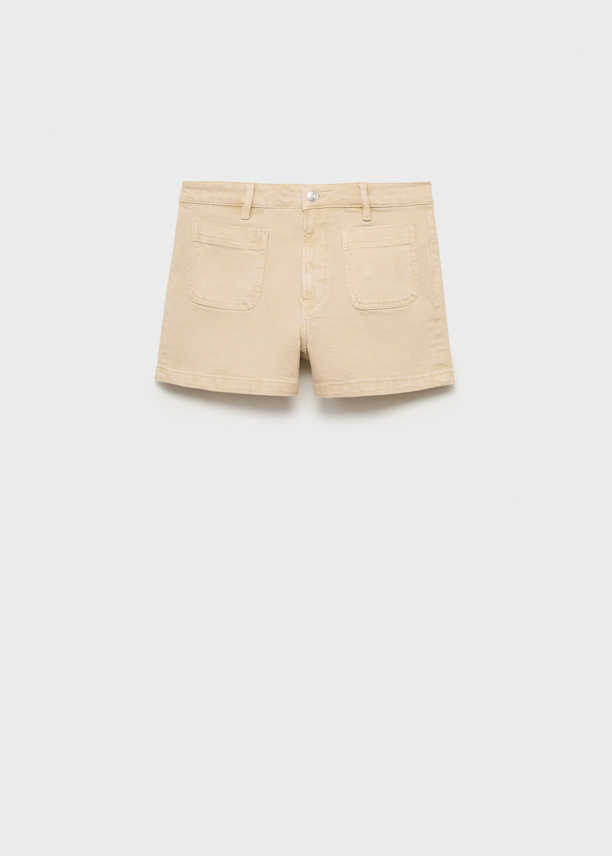 Shorts denim tiro alto bolsillos - Artículo sin modelo