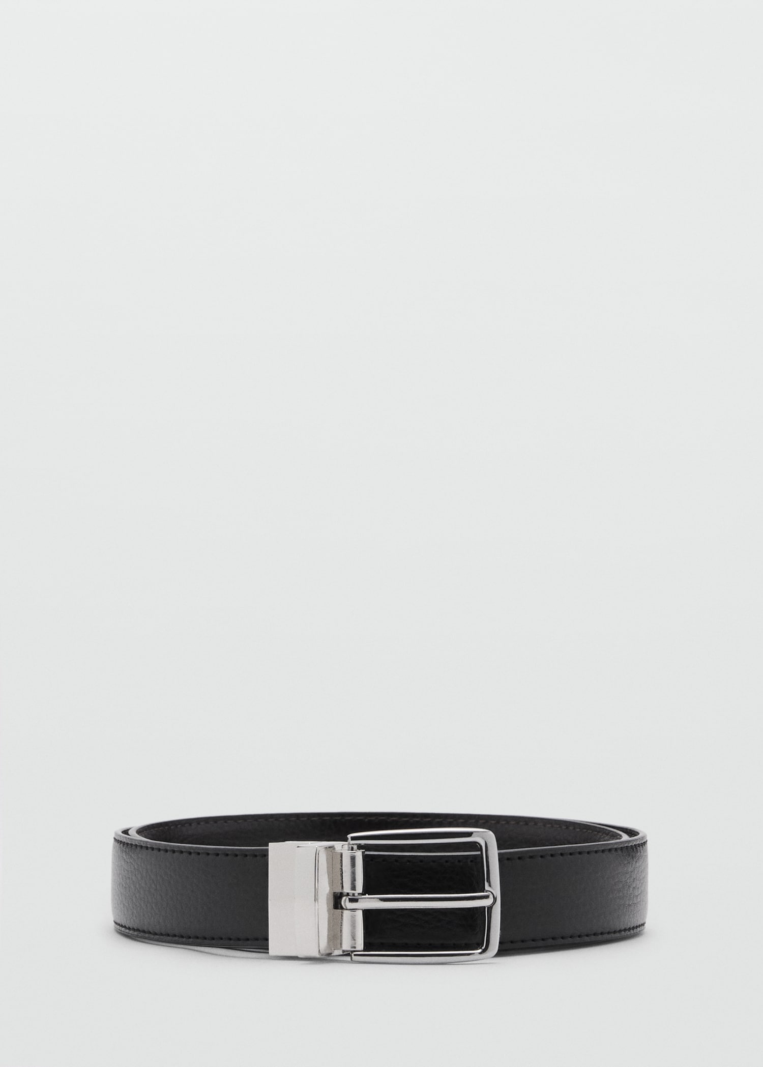 Ceinture réversible cuir grainé - Article sans modèle