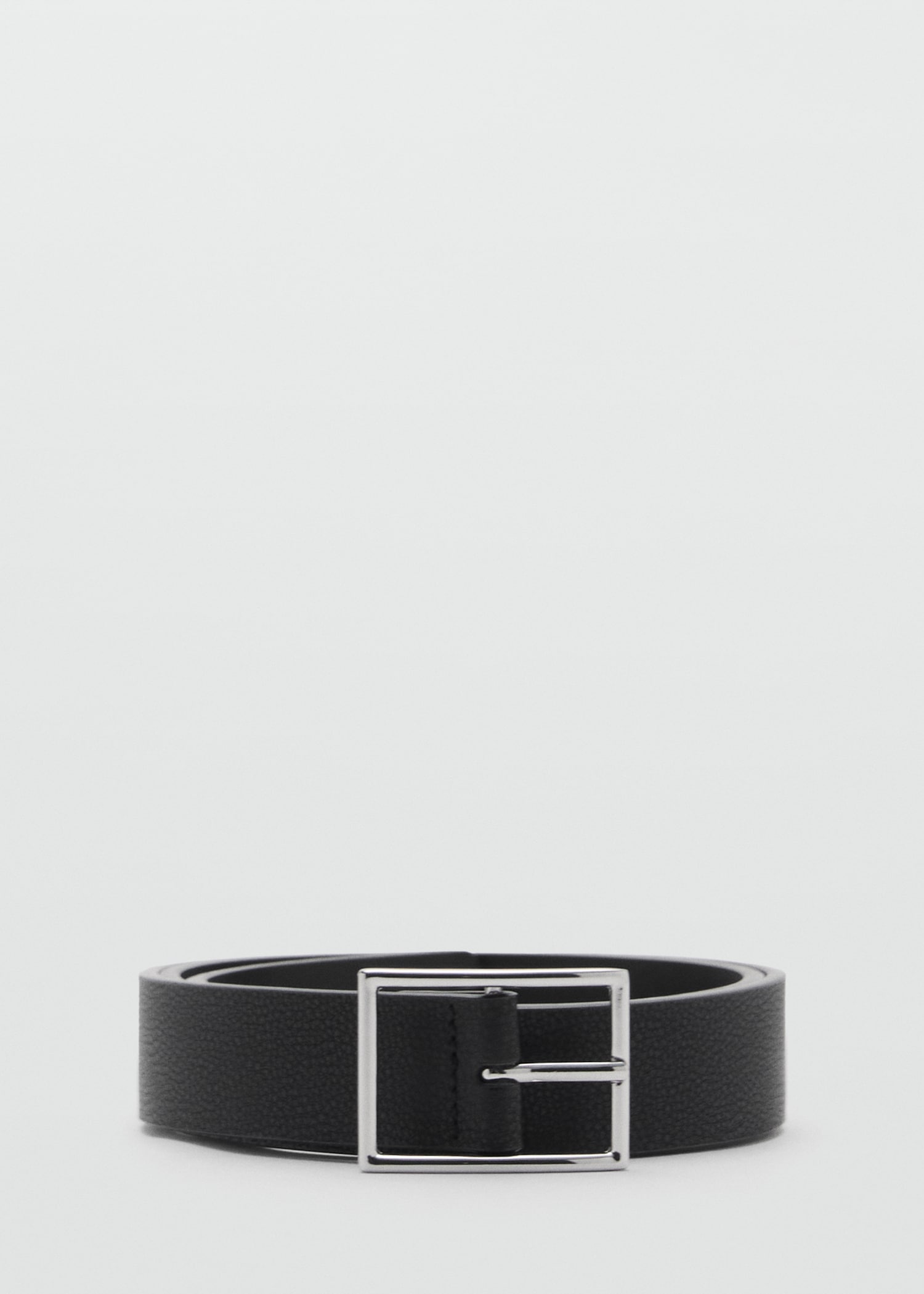 Pebbled leather belt - Article without model