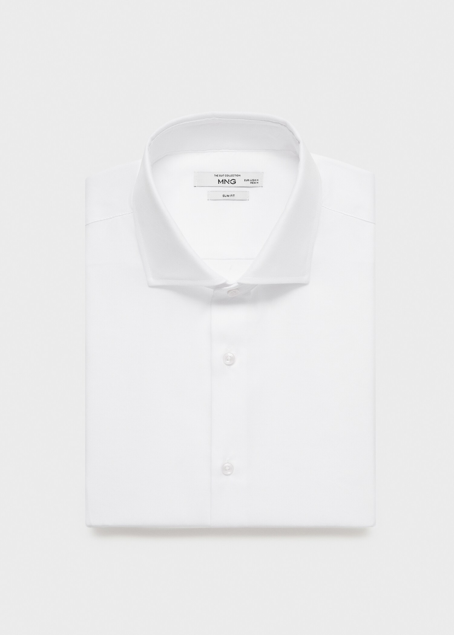 Костюмная рубашка slim fit из хлопка - Деталь изделия 8