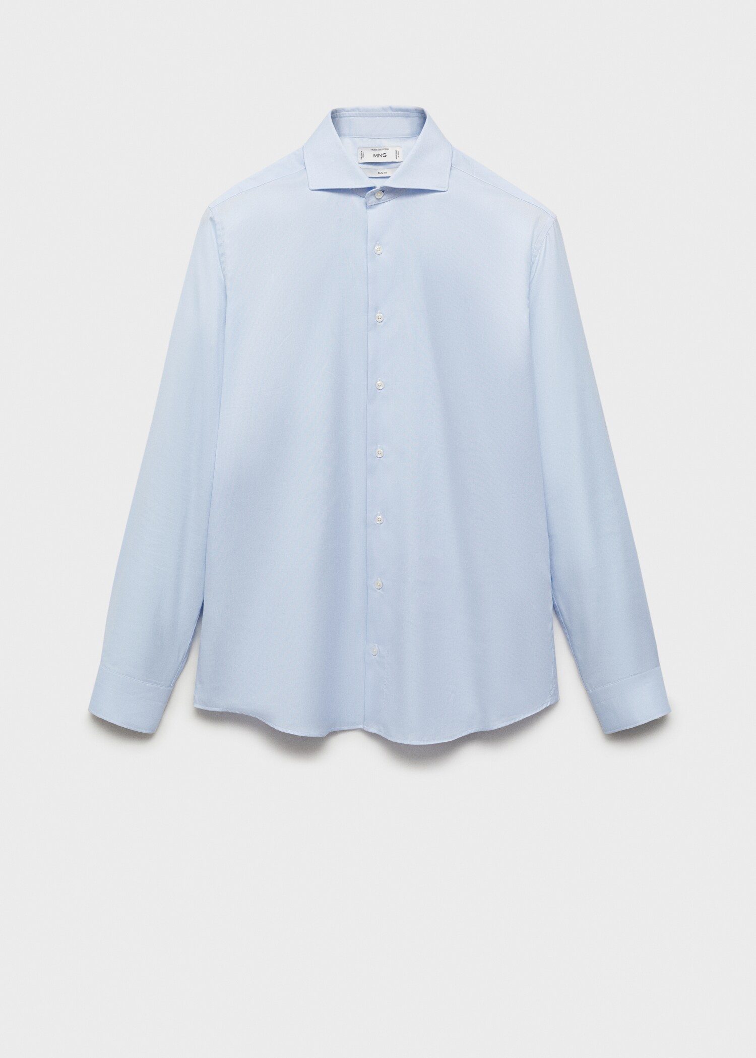 Slim fit structured suit shirt - Article without model