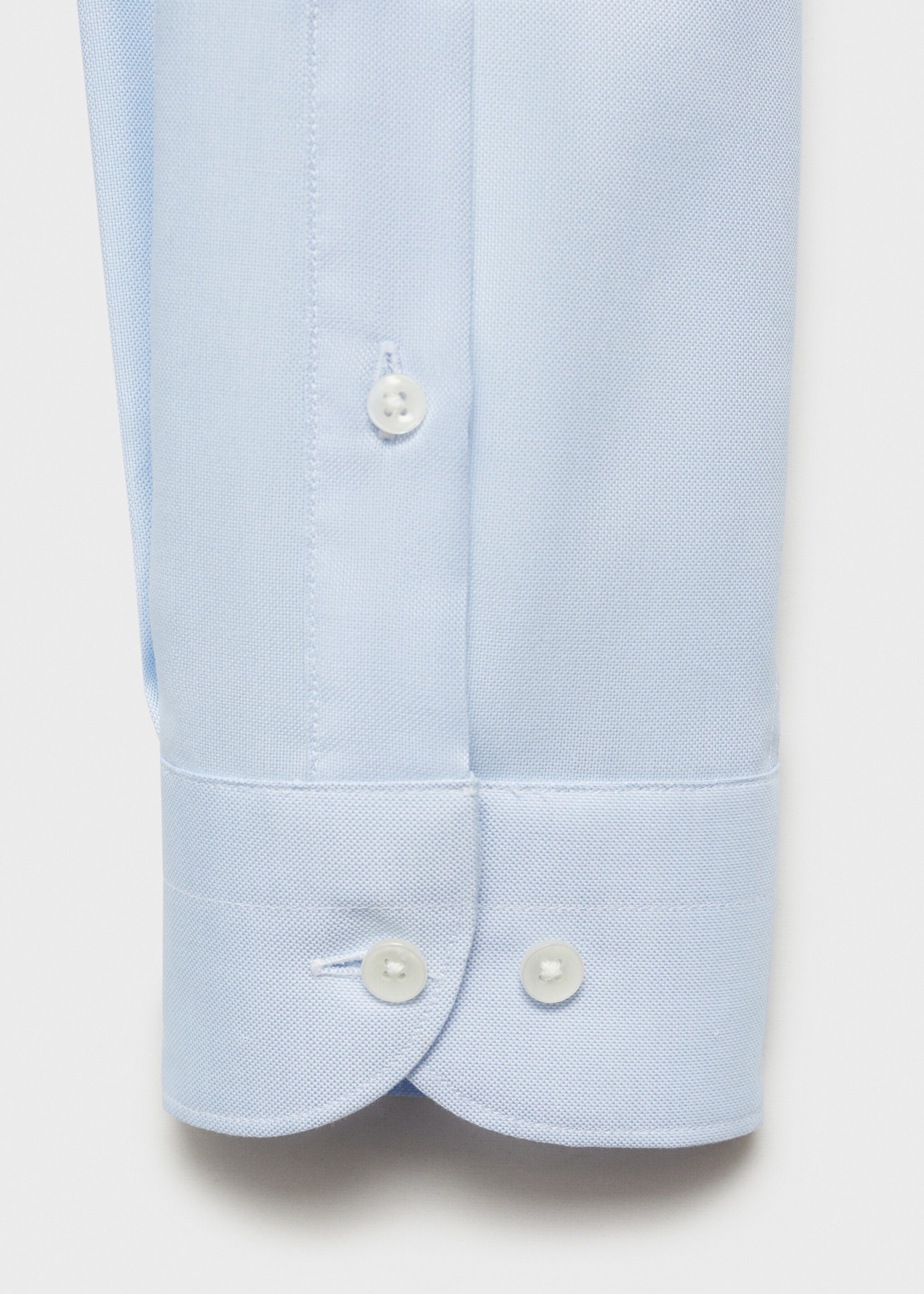 Slim fit structured suit shirt - Details of the article 0