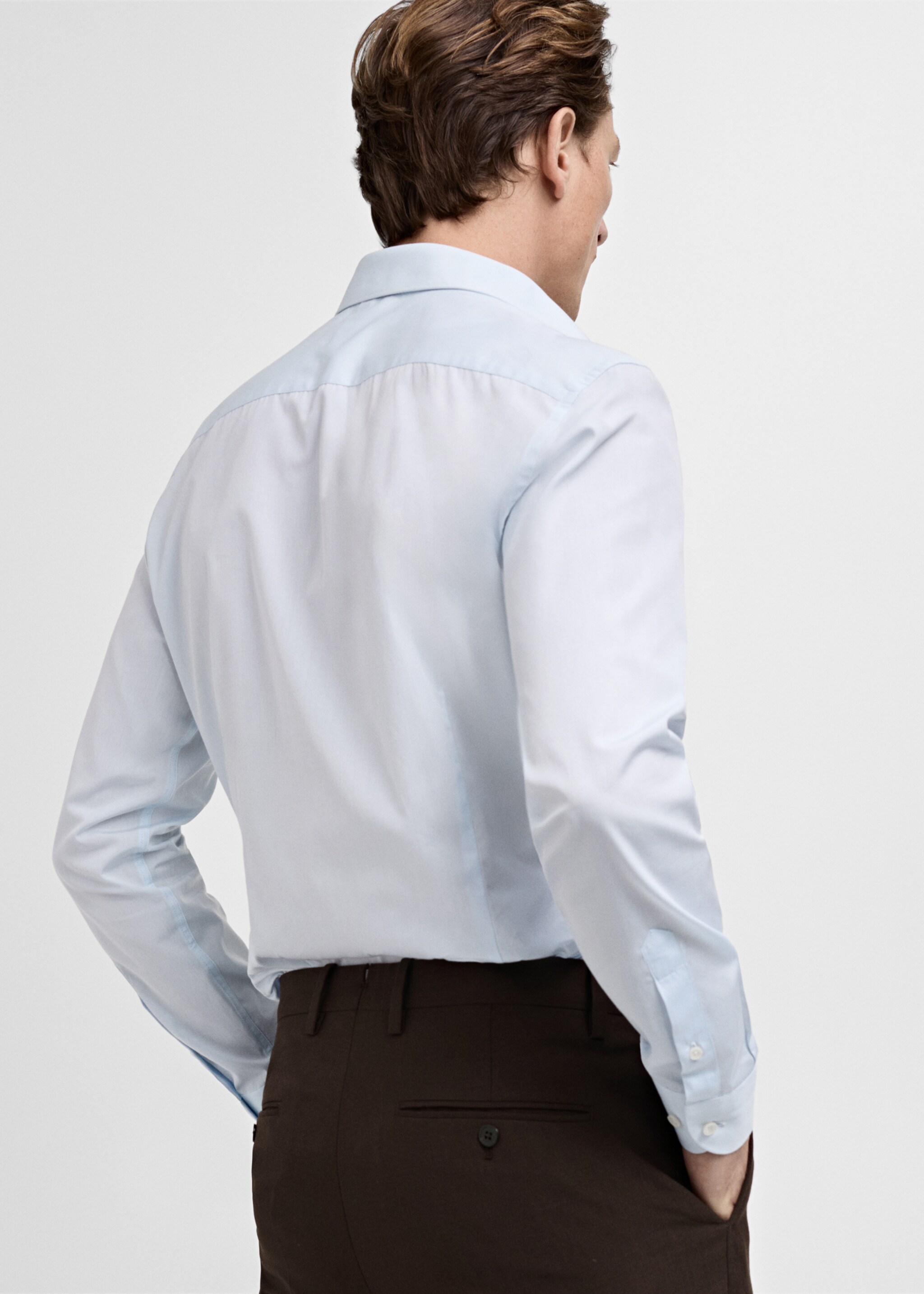 Chemise italia - Verso de l’article, Bleu ciel. Ref: 87020616-00.