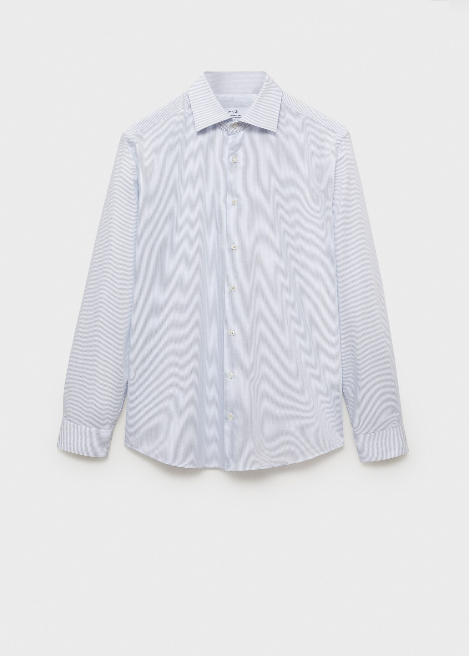 Chemise costume 100 % coton rayures - Article sans modèle