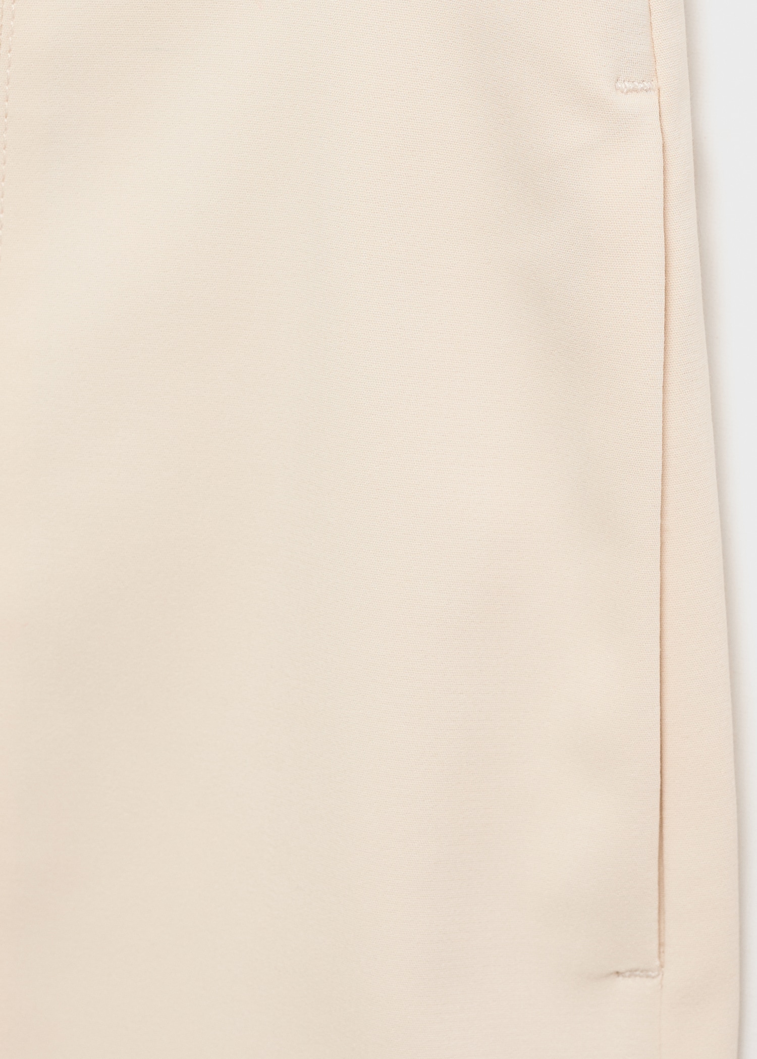 High-waisted cotton shorts - Details of the article 0