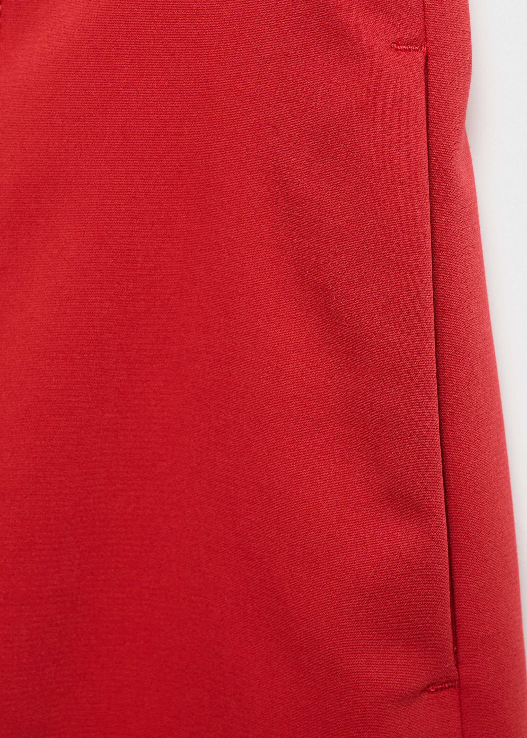 High-waisted cotton shorts - Details of the article 0