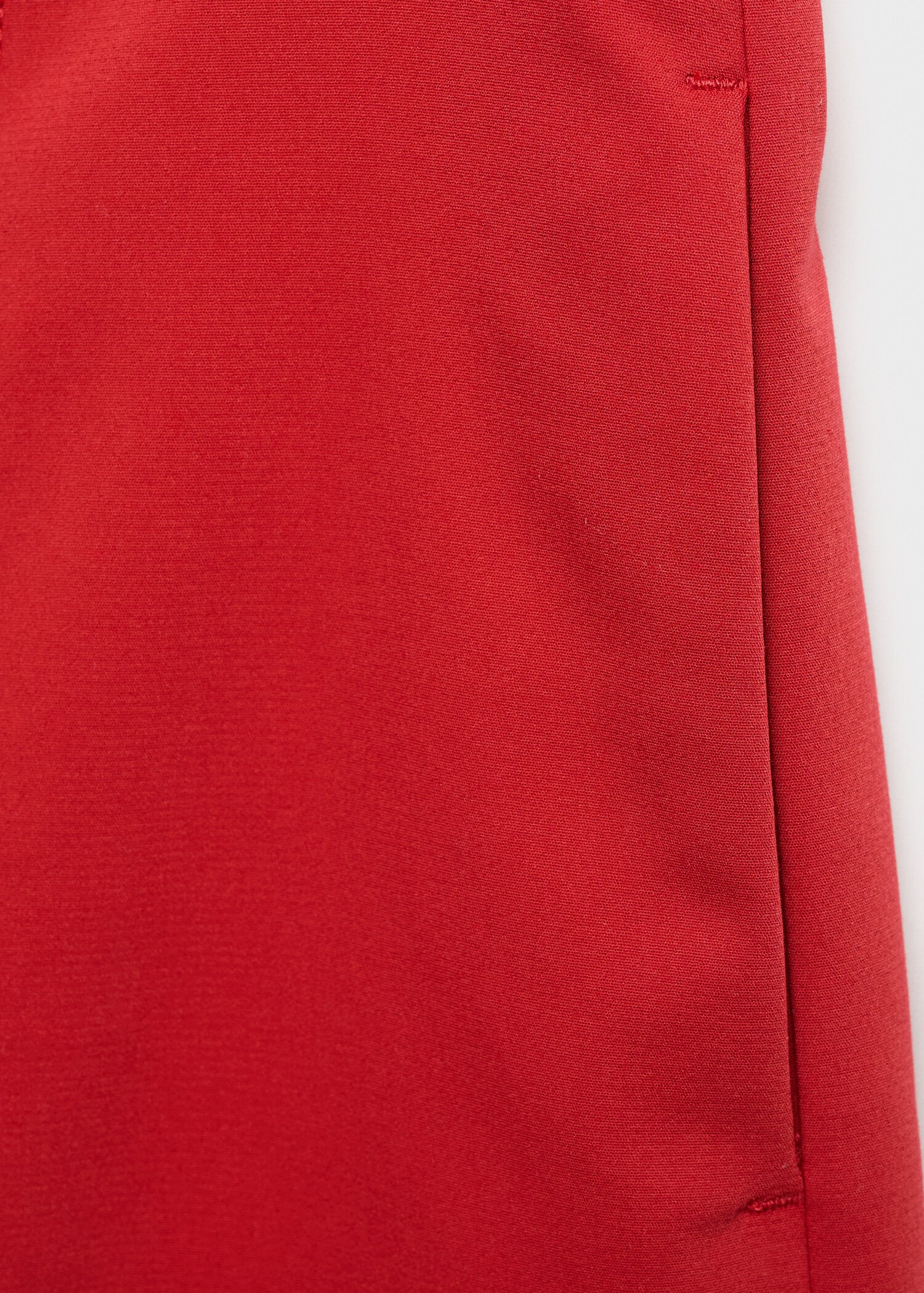 High-waisted cotton shorts - Details of the article 0