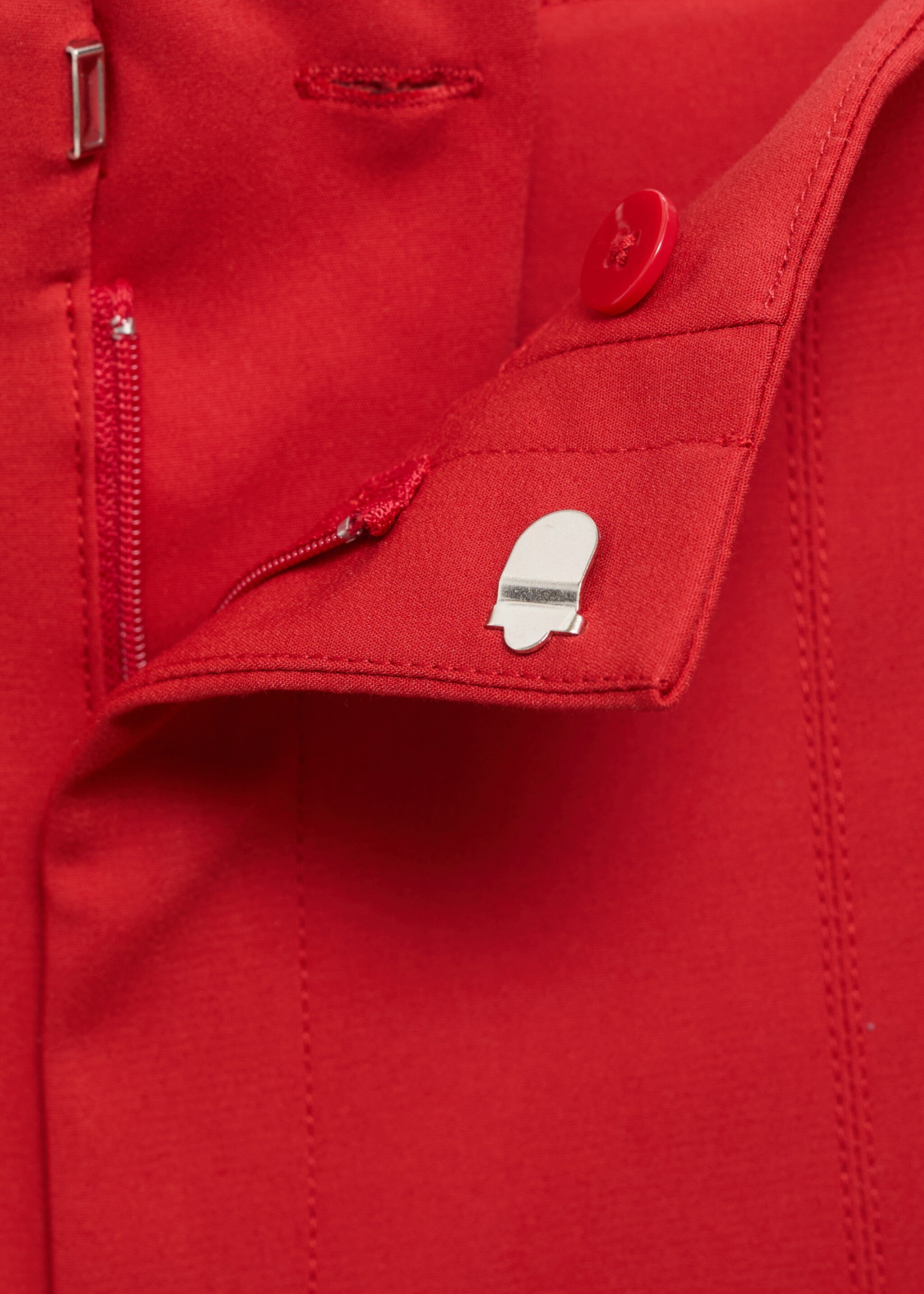 High-waisted cotton shorts - Details of the article 8