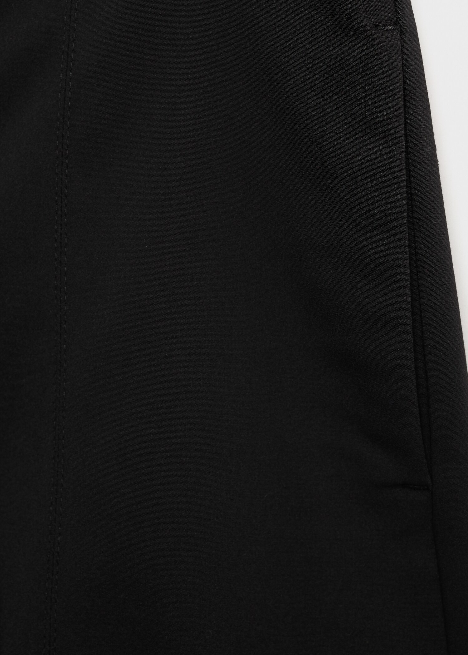 High-waisted cotton shorts - Details of the article 0
