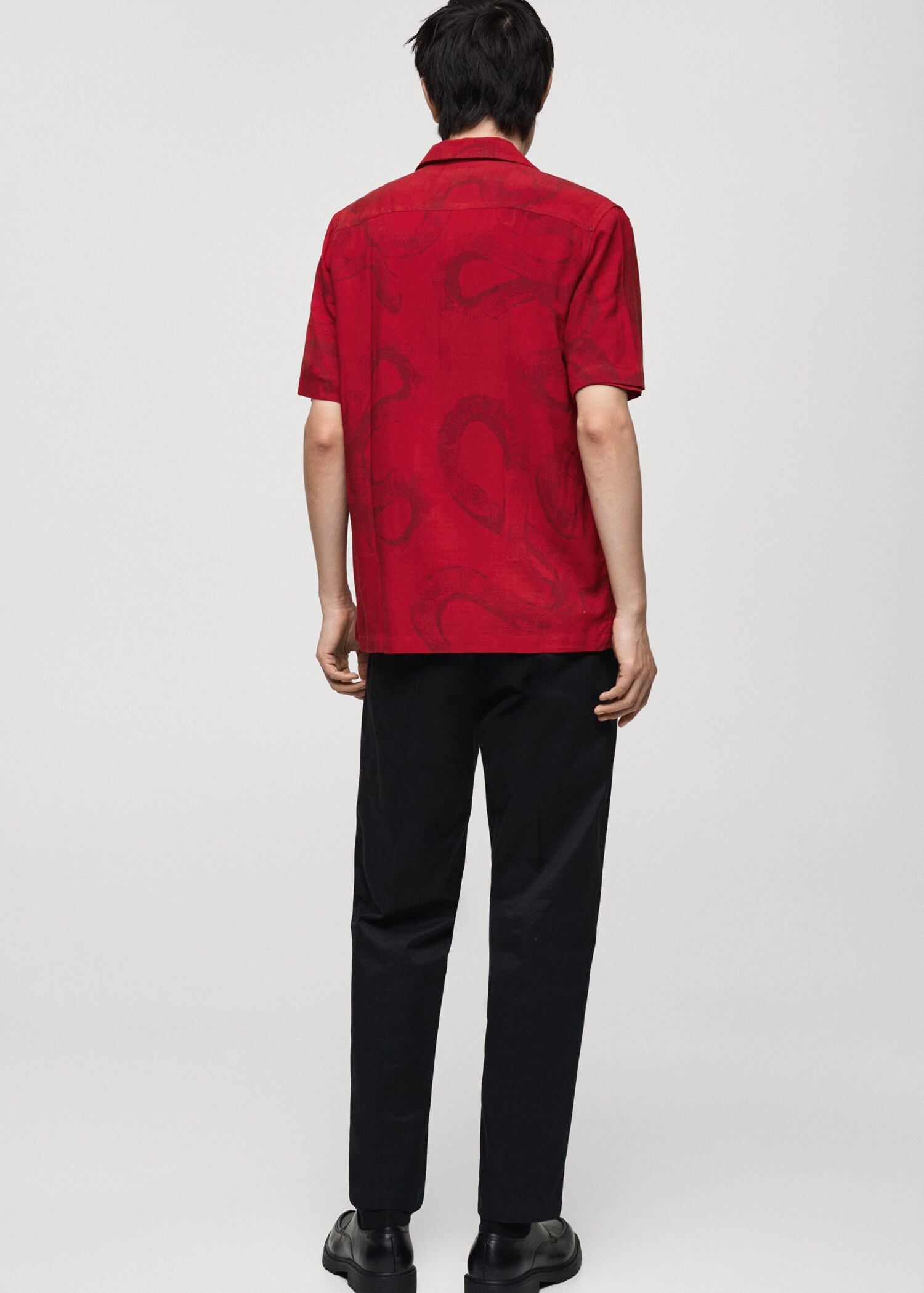 Chemise imprimée regular-fit - Verso de l’article
