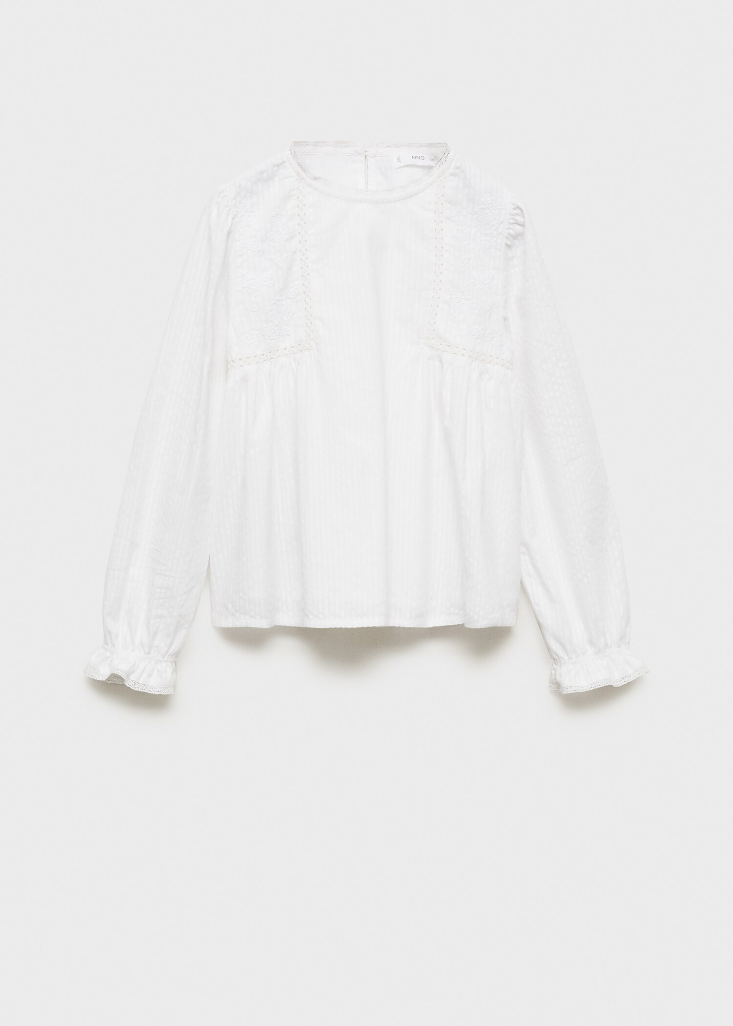 Bluse mit Stickverzierungen - Artikel ohne Model