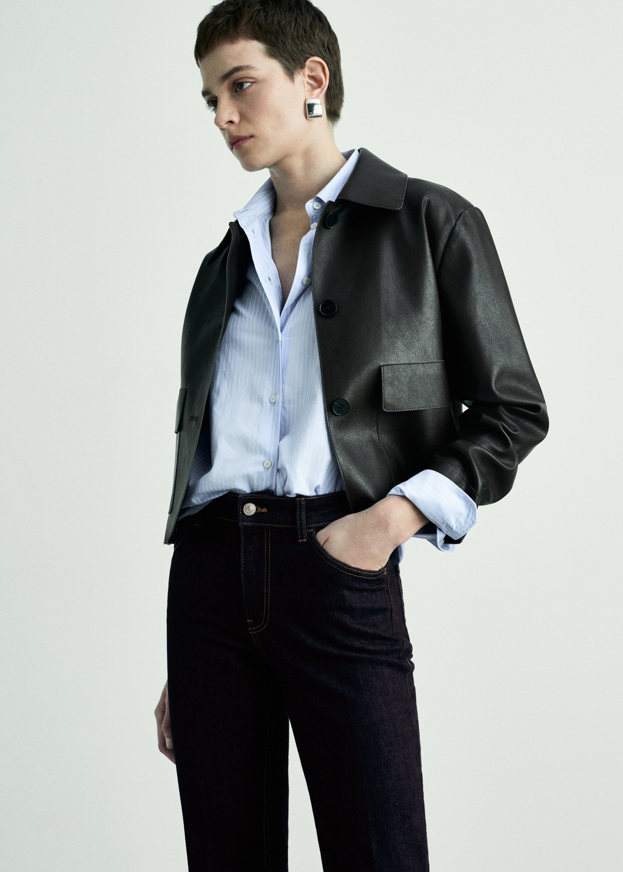 Rinse-wash flared jeans - Detail van het artikel 1